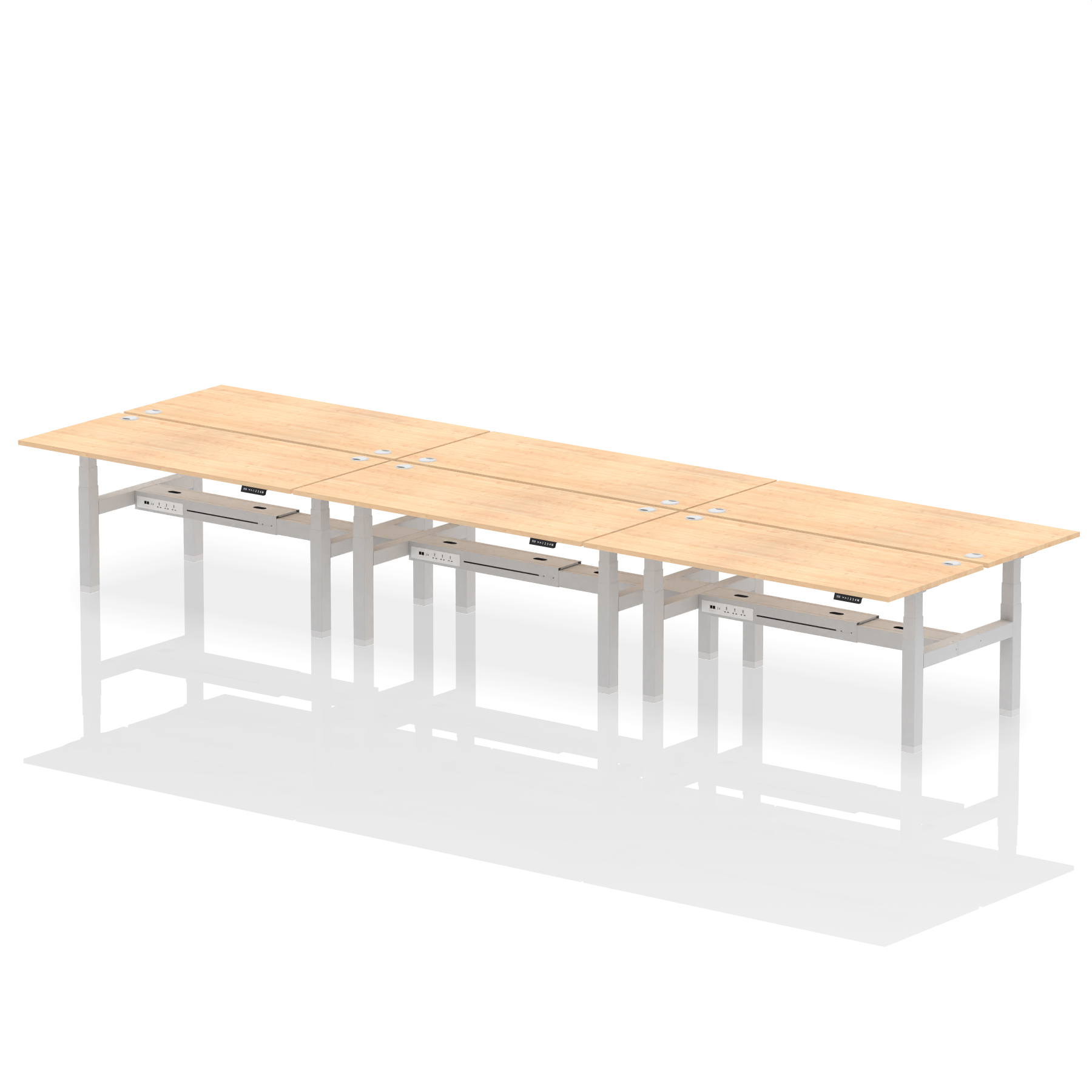 Maple / Silver Frame