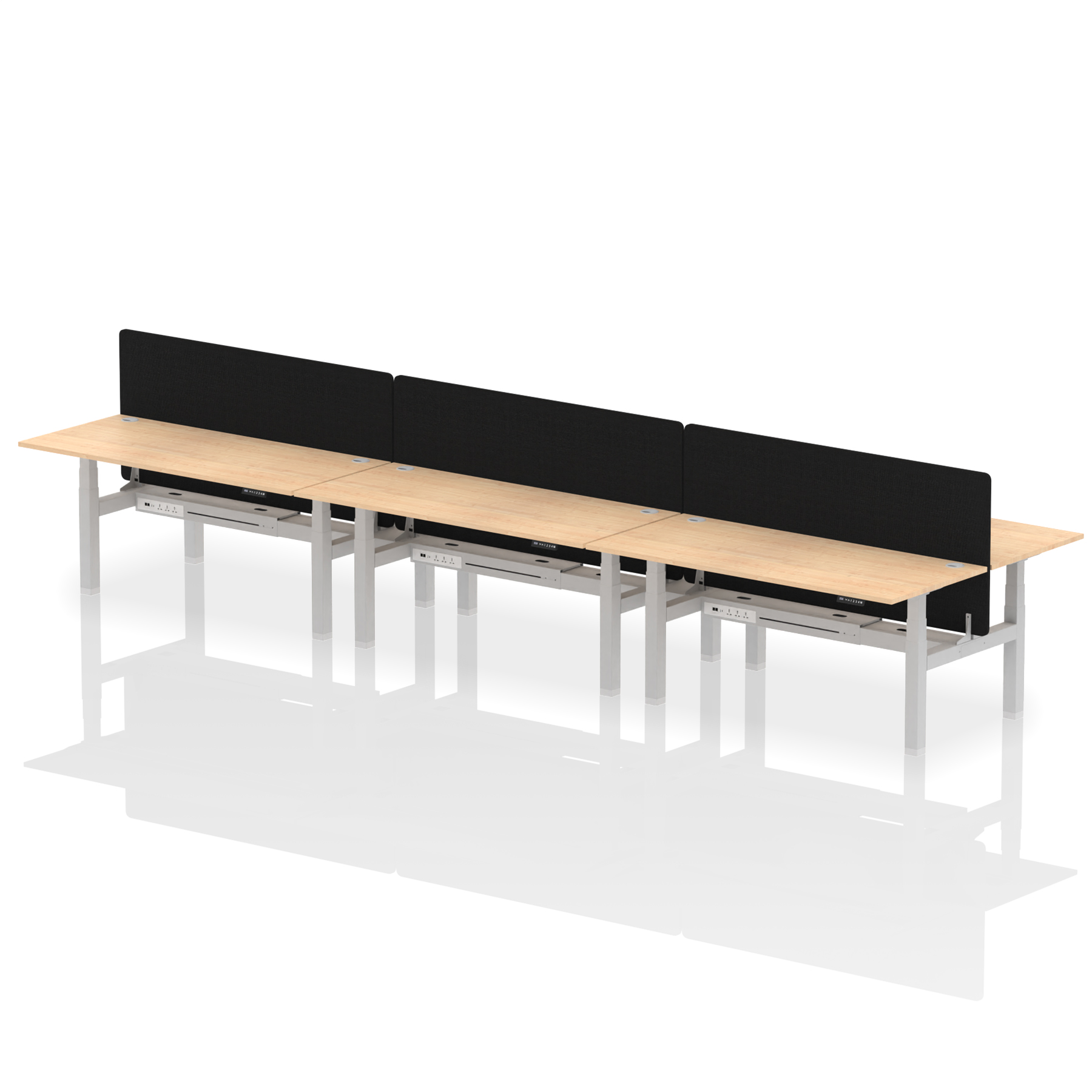Maple / Silver Frame