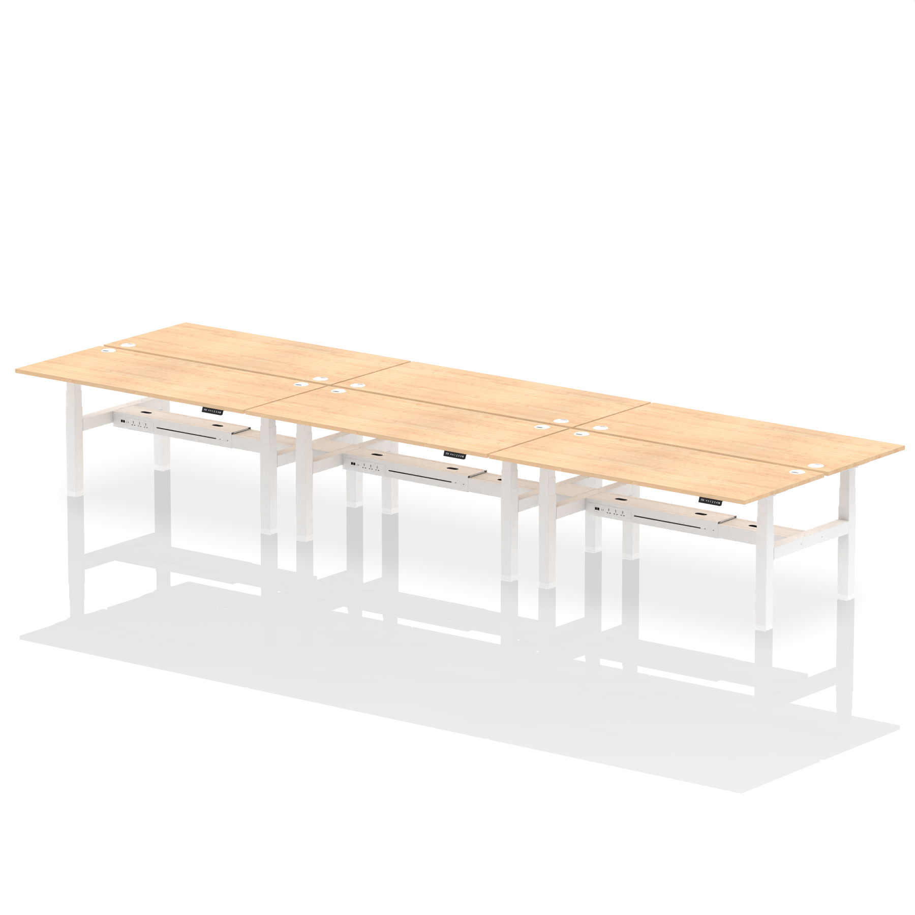Maple / White Frame