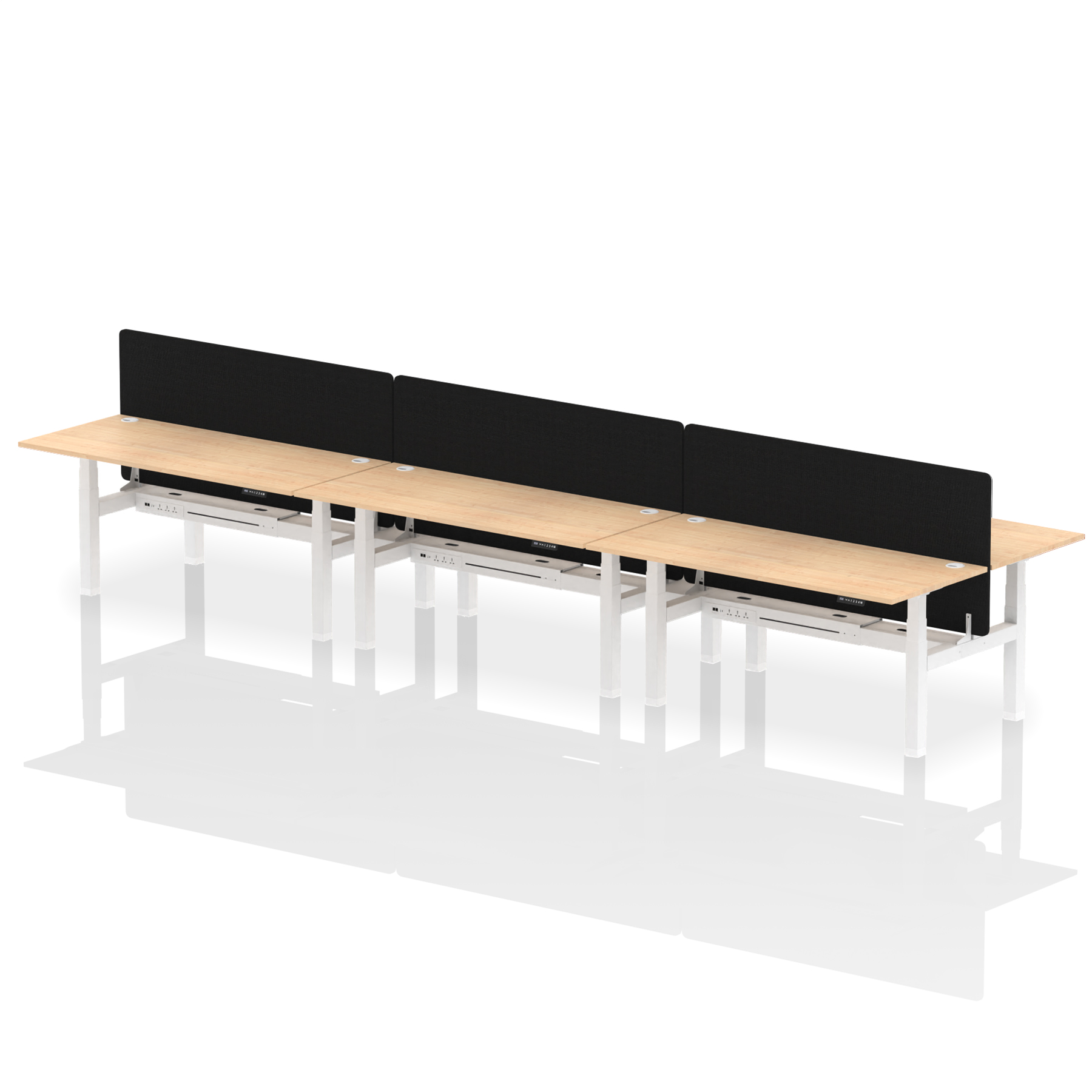 Maple / White Frame