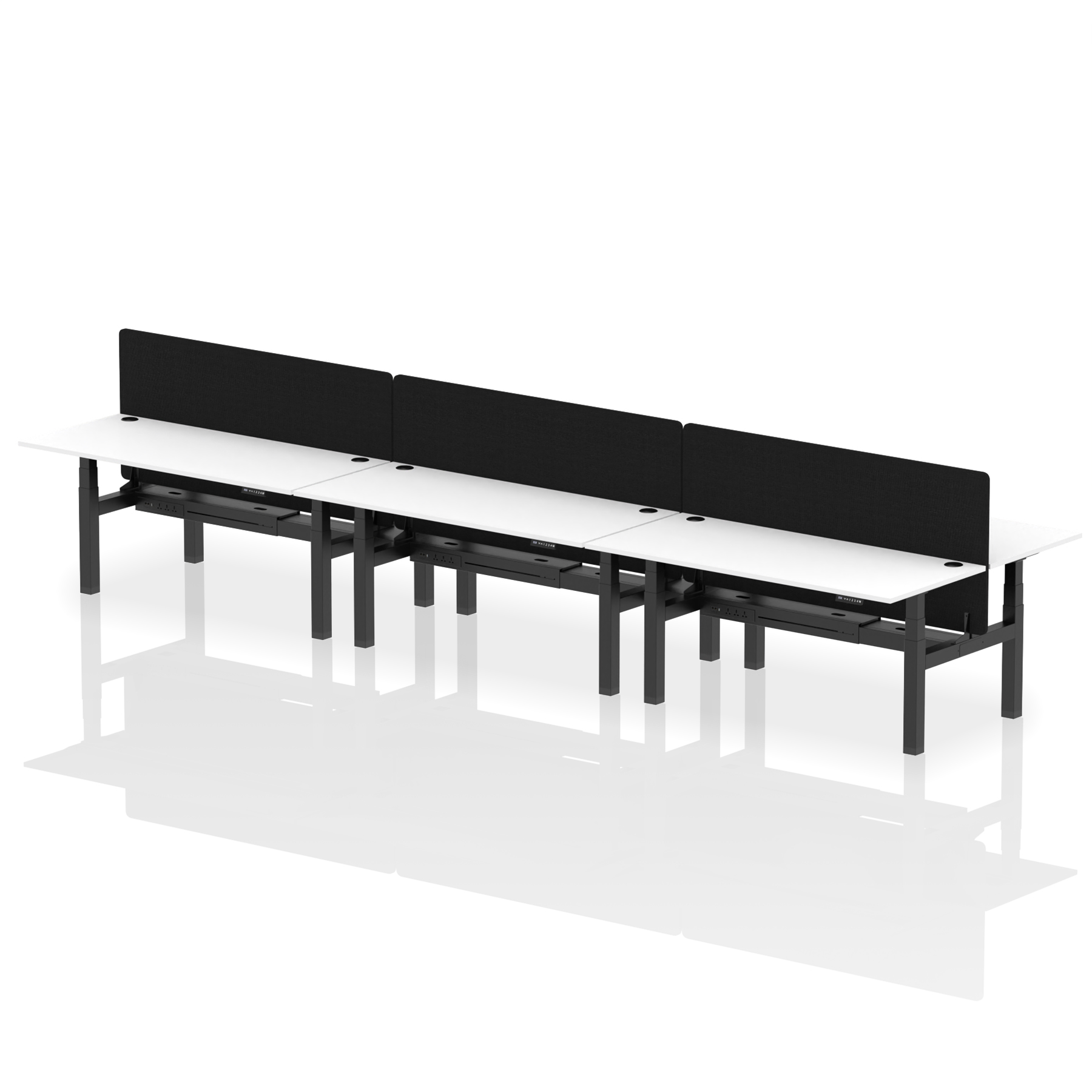 White / Black Frame