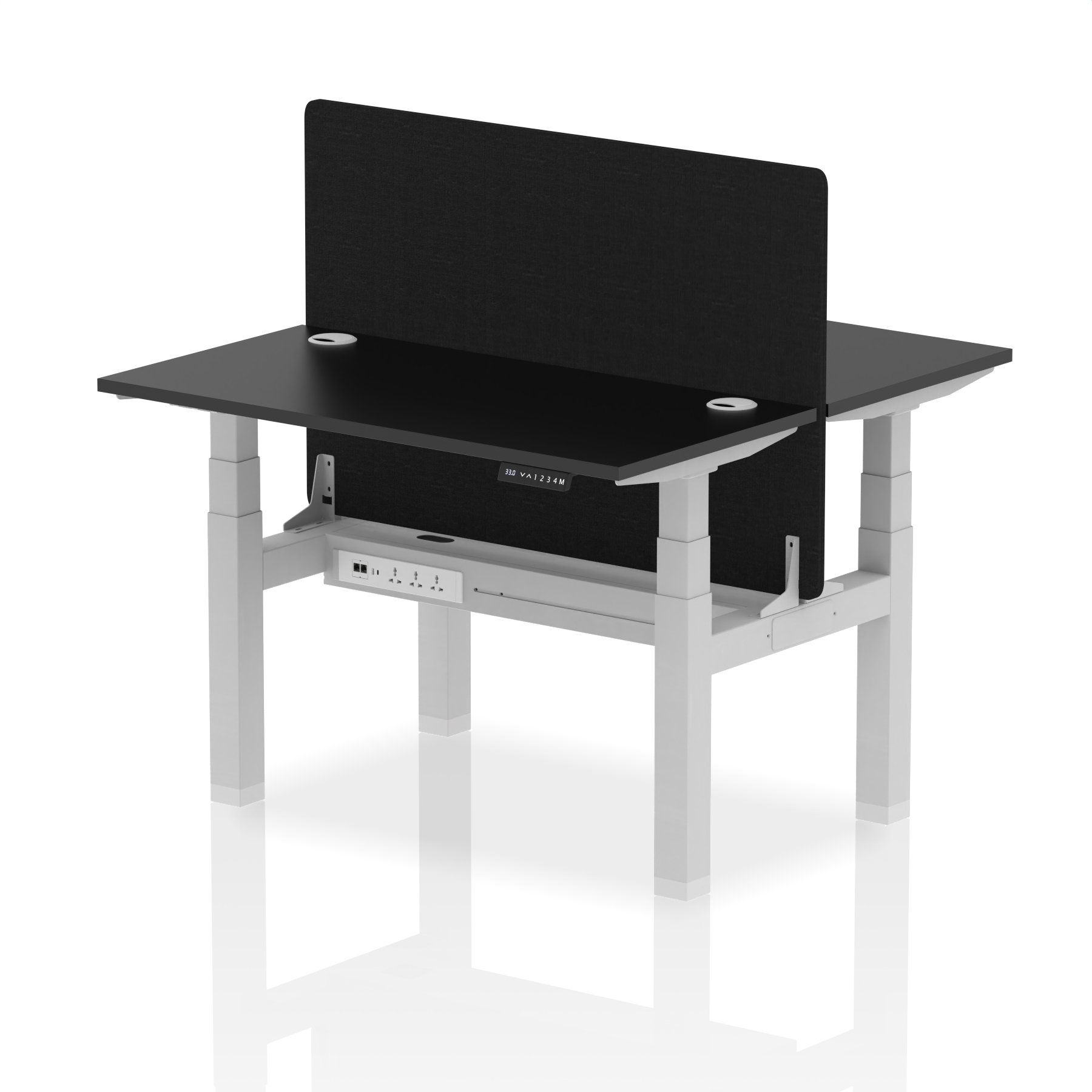 Black / Silver Frame