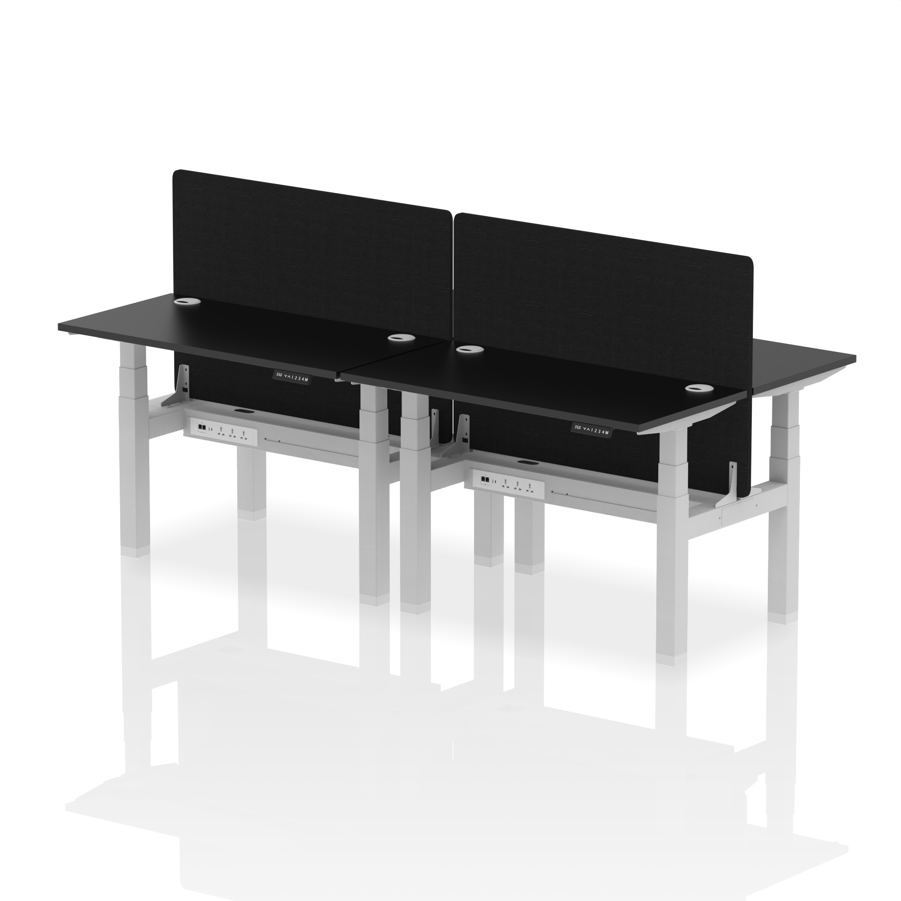 Black / Silver Frame