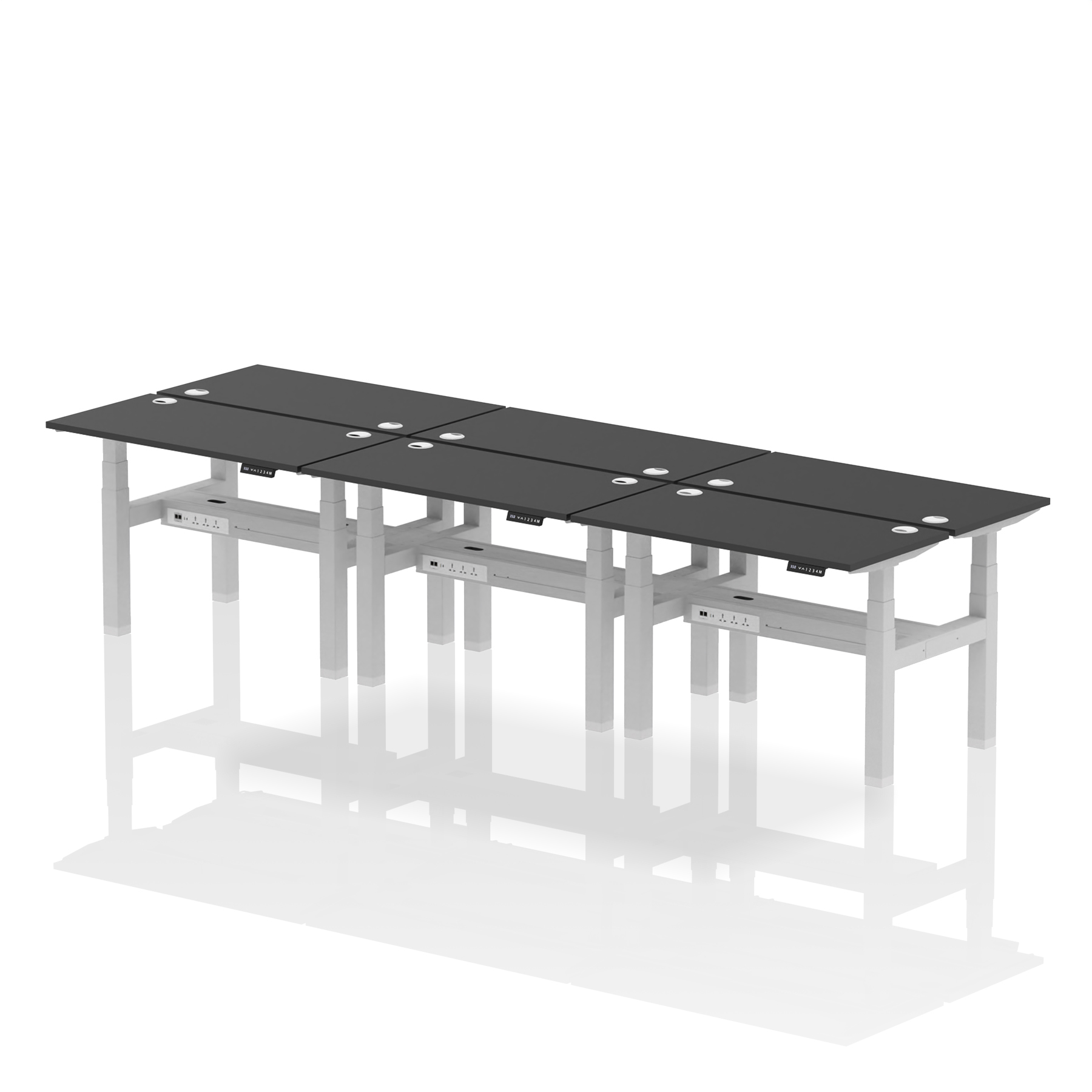 Black / Silver Frame