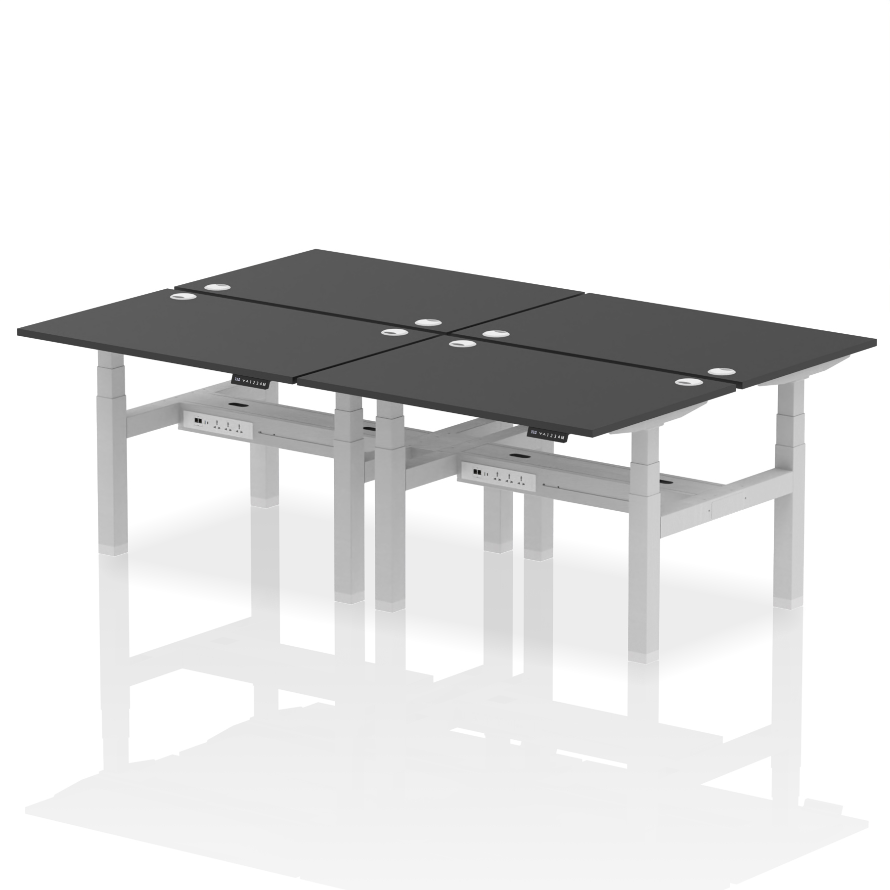 Black / Silver Frame