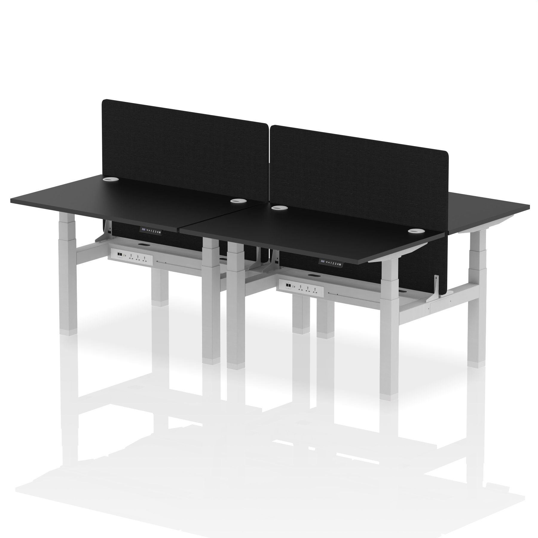 Black / Silver Frame