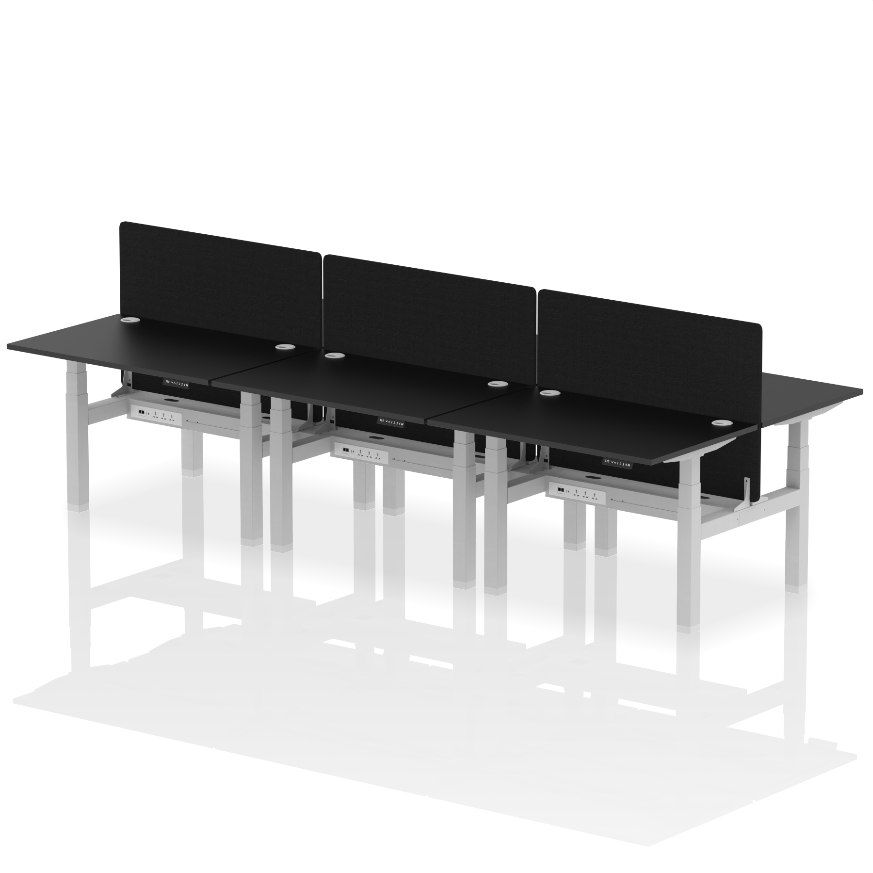 Black / Silver Frame