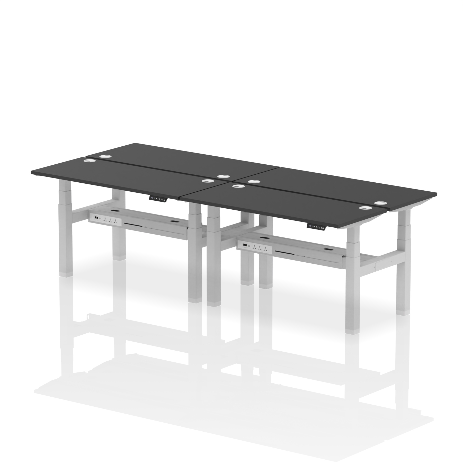 Black / Silver Frame