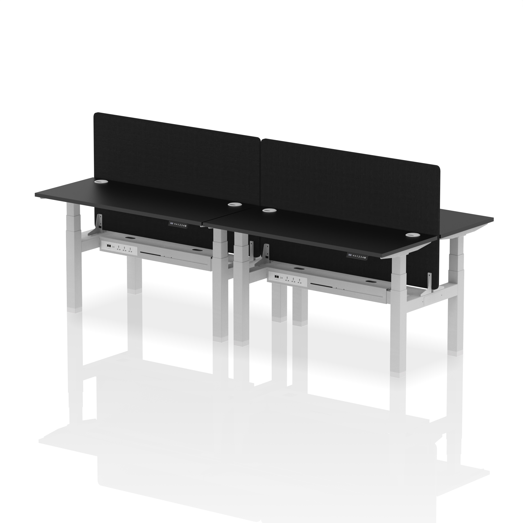 Black / Silver Frame