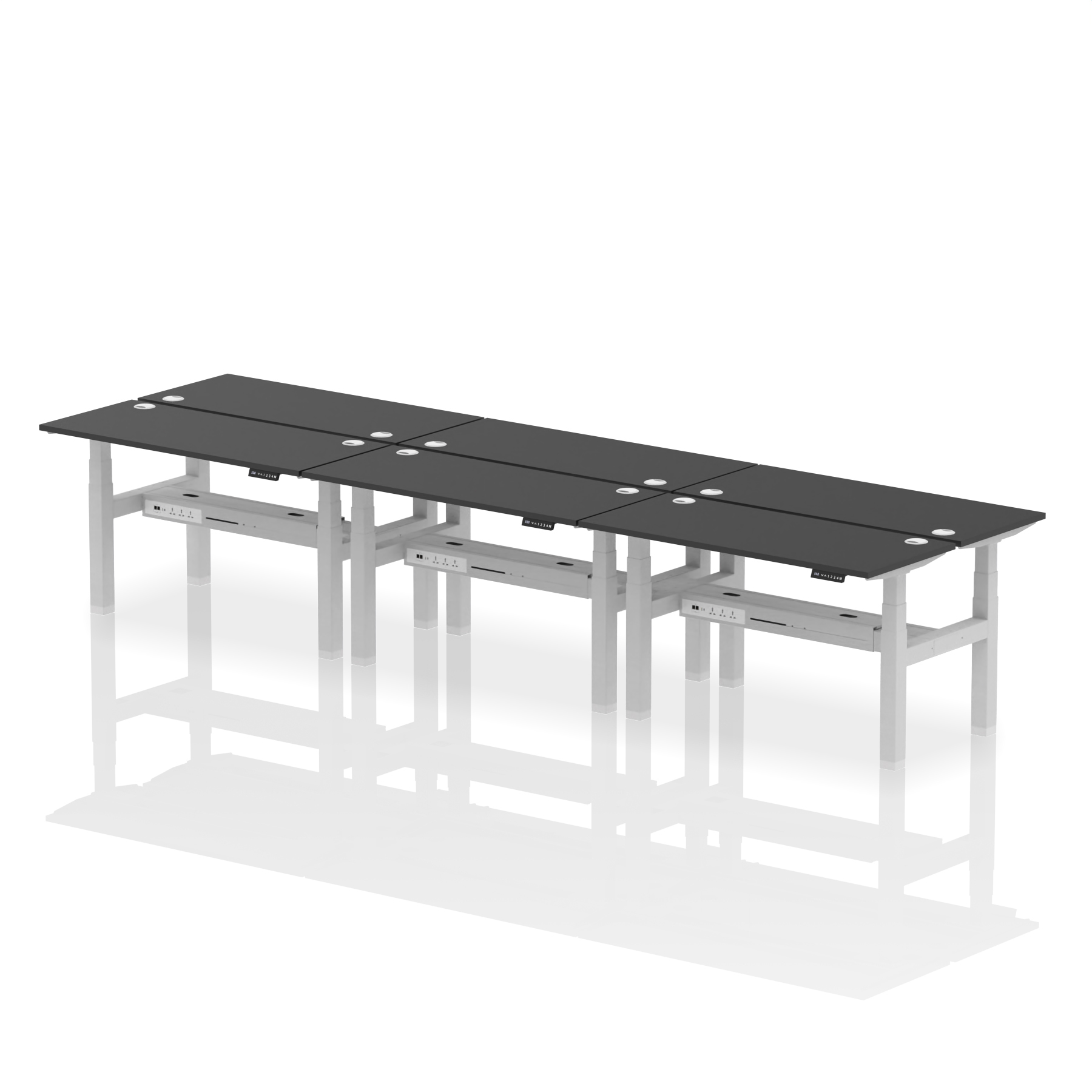 Black / Silver Frame
