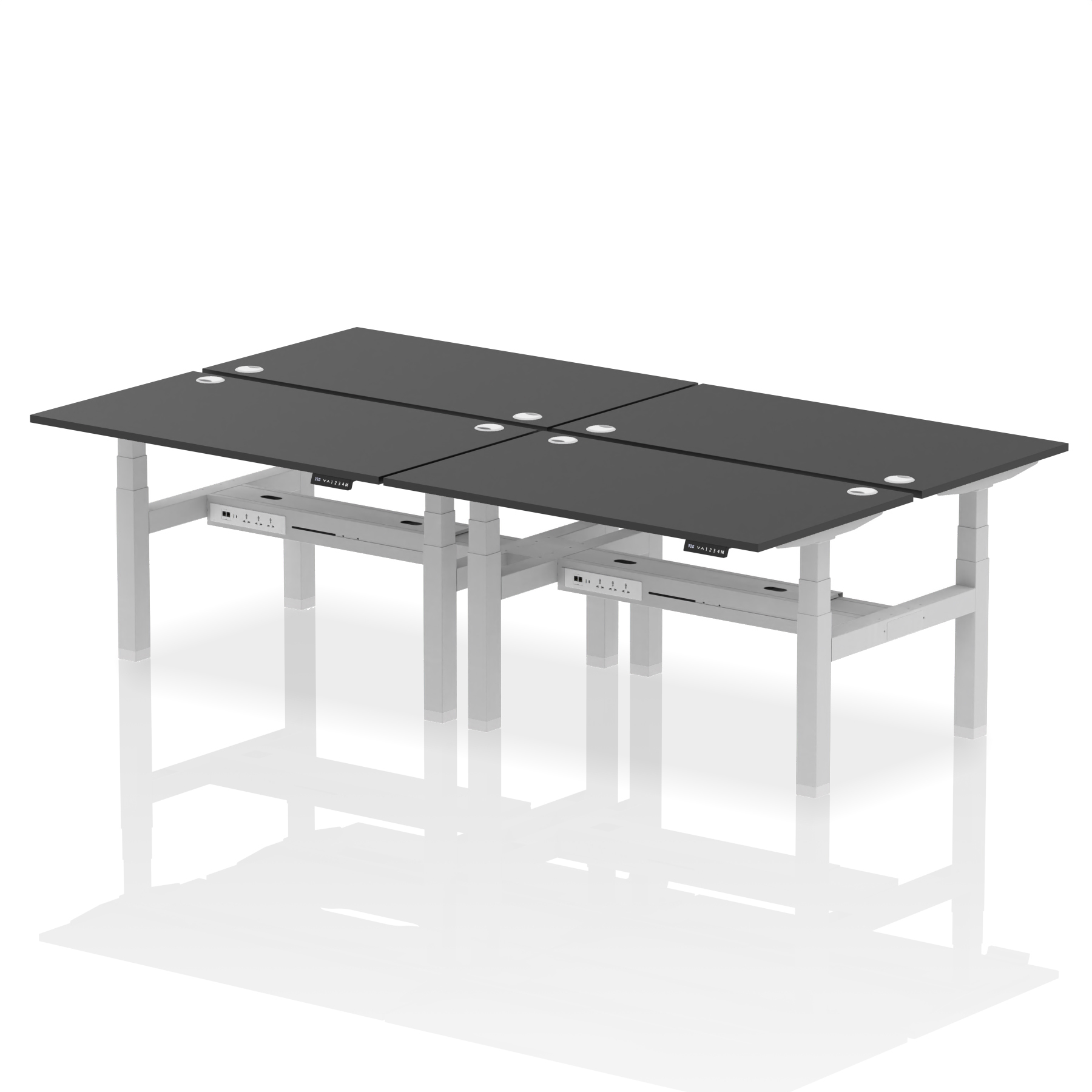 Black / Silver Frame