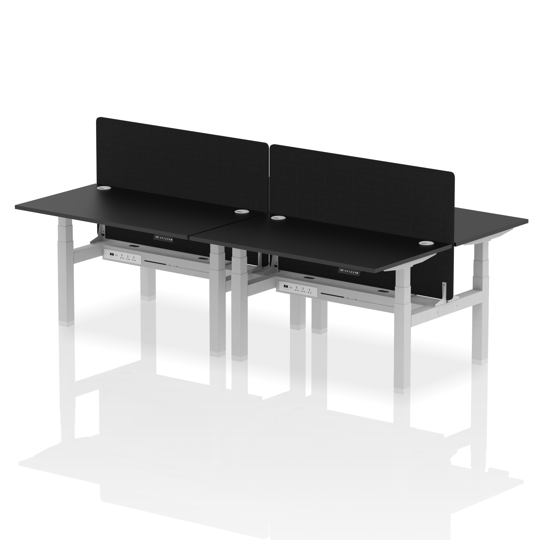 Black / Silver Frame
