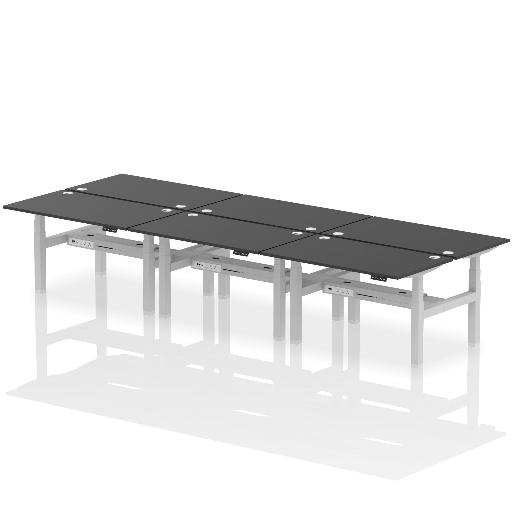 Black / Silver Frame