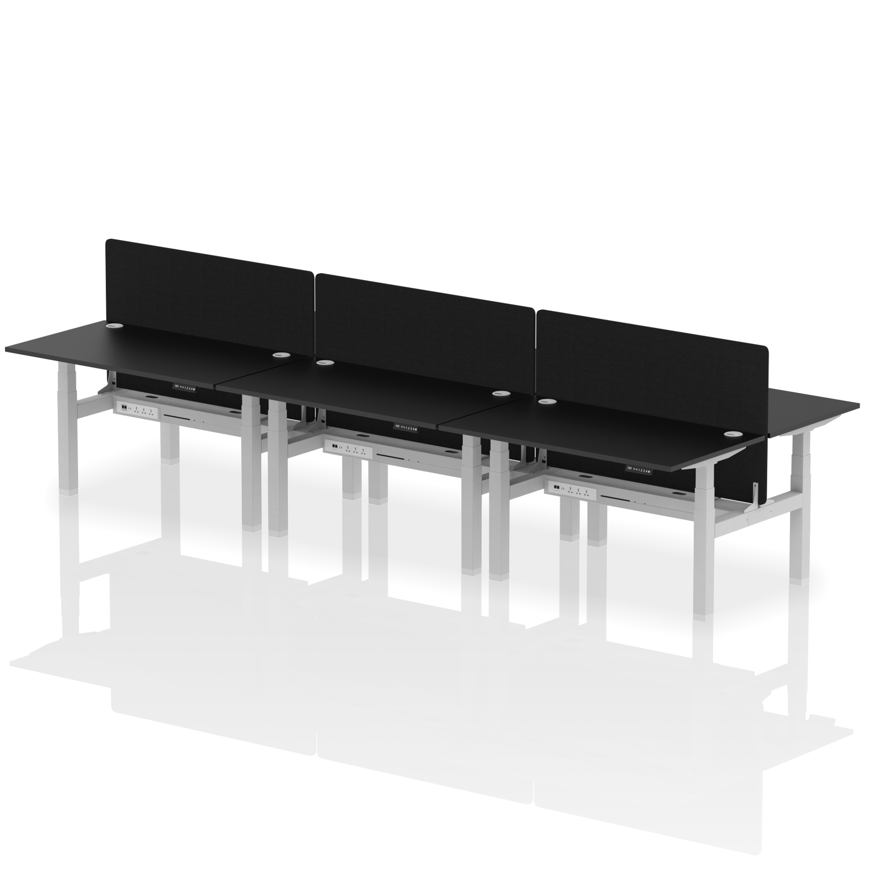 Black / Silver Frame