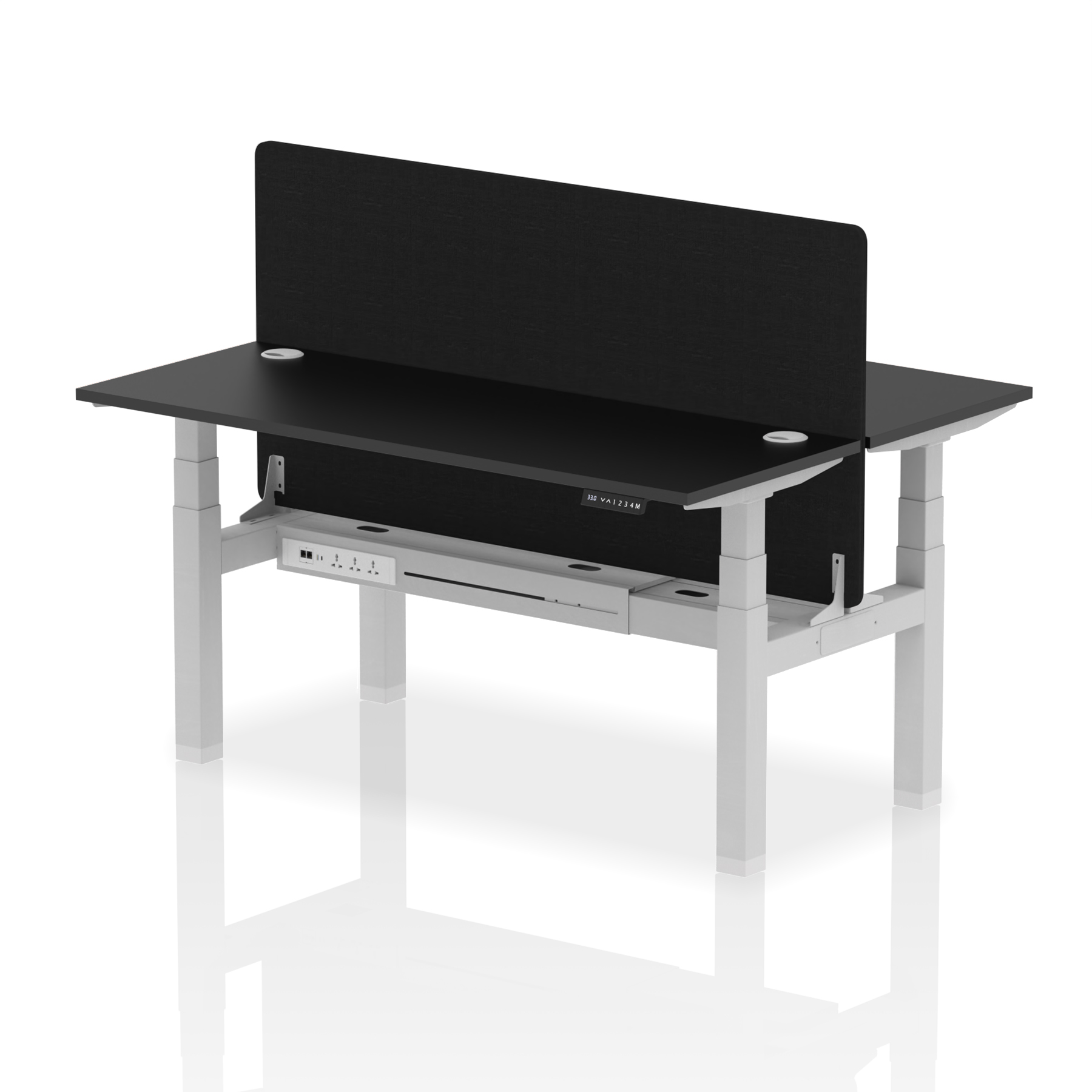 Black / Silver Frame