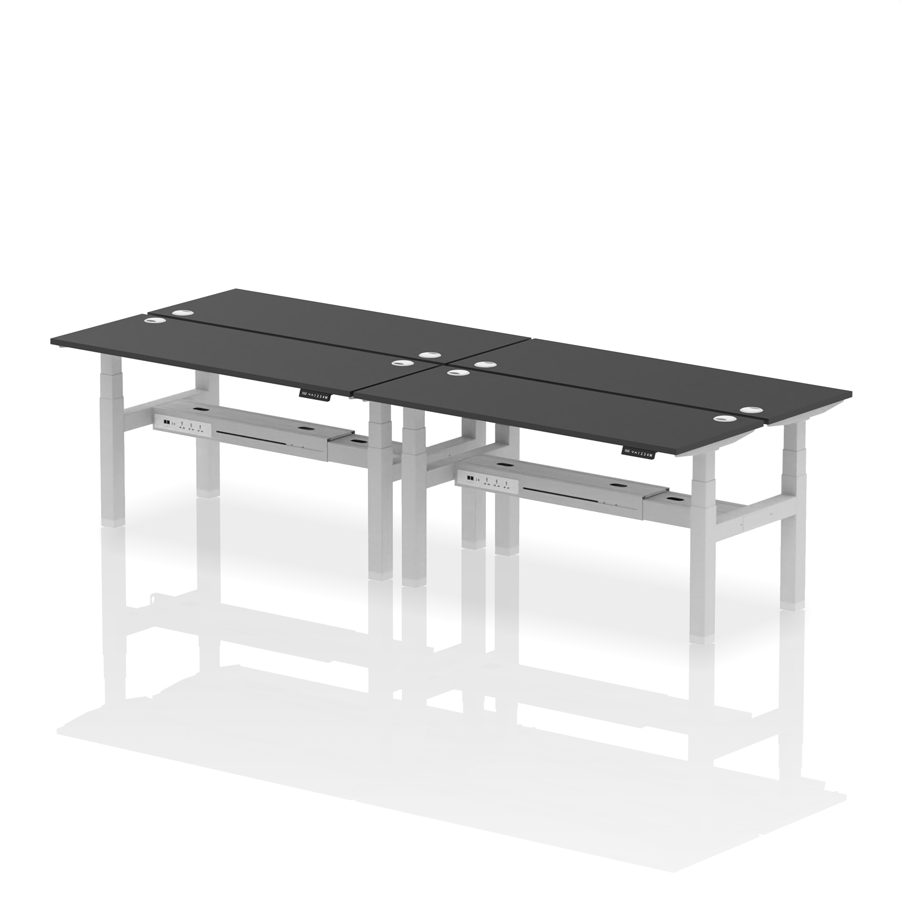 Black / Silver Frame