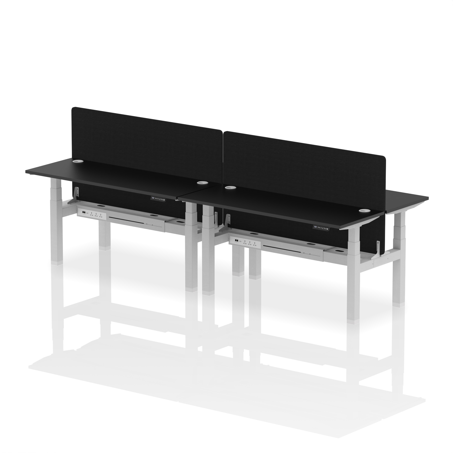 Black / Silver Frame
