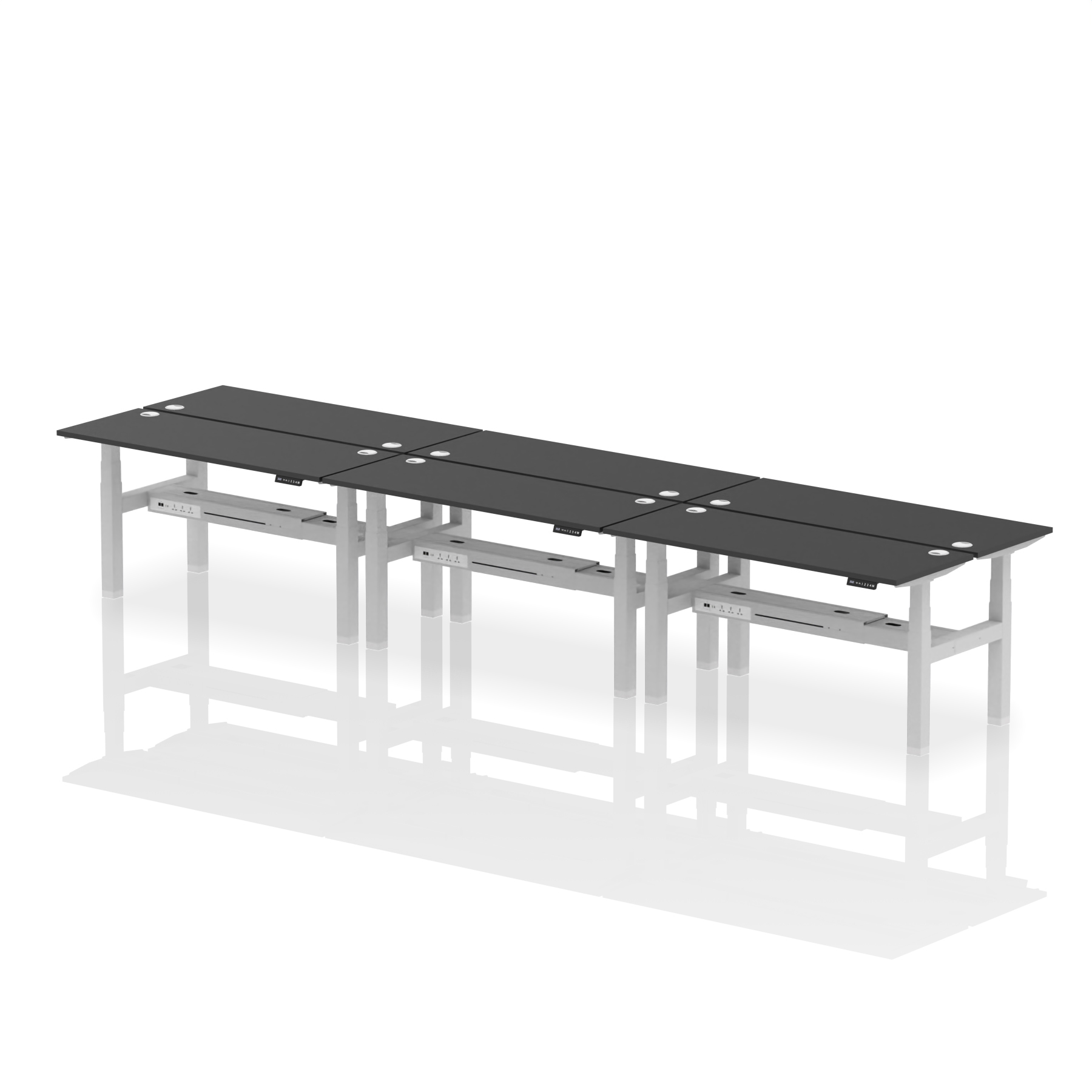 Black / Silver Frame