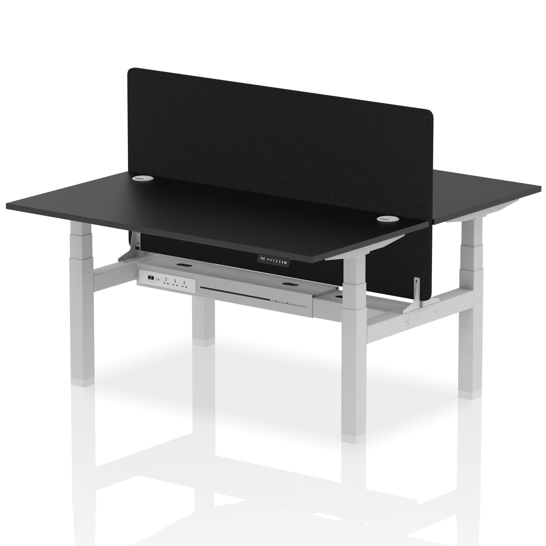 Black / Silver Frame