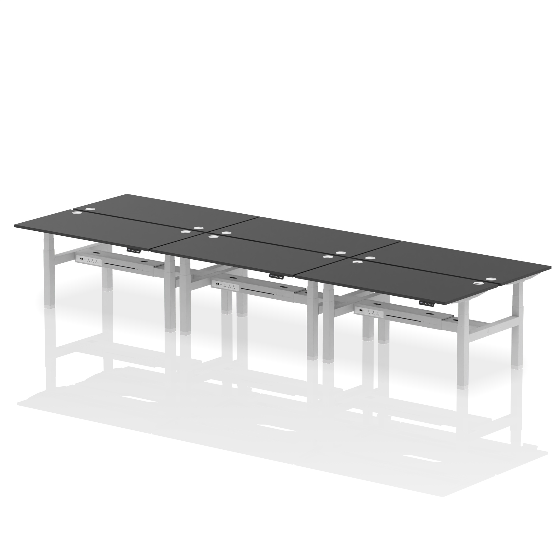 Black / Silver Frame