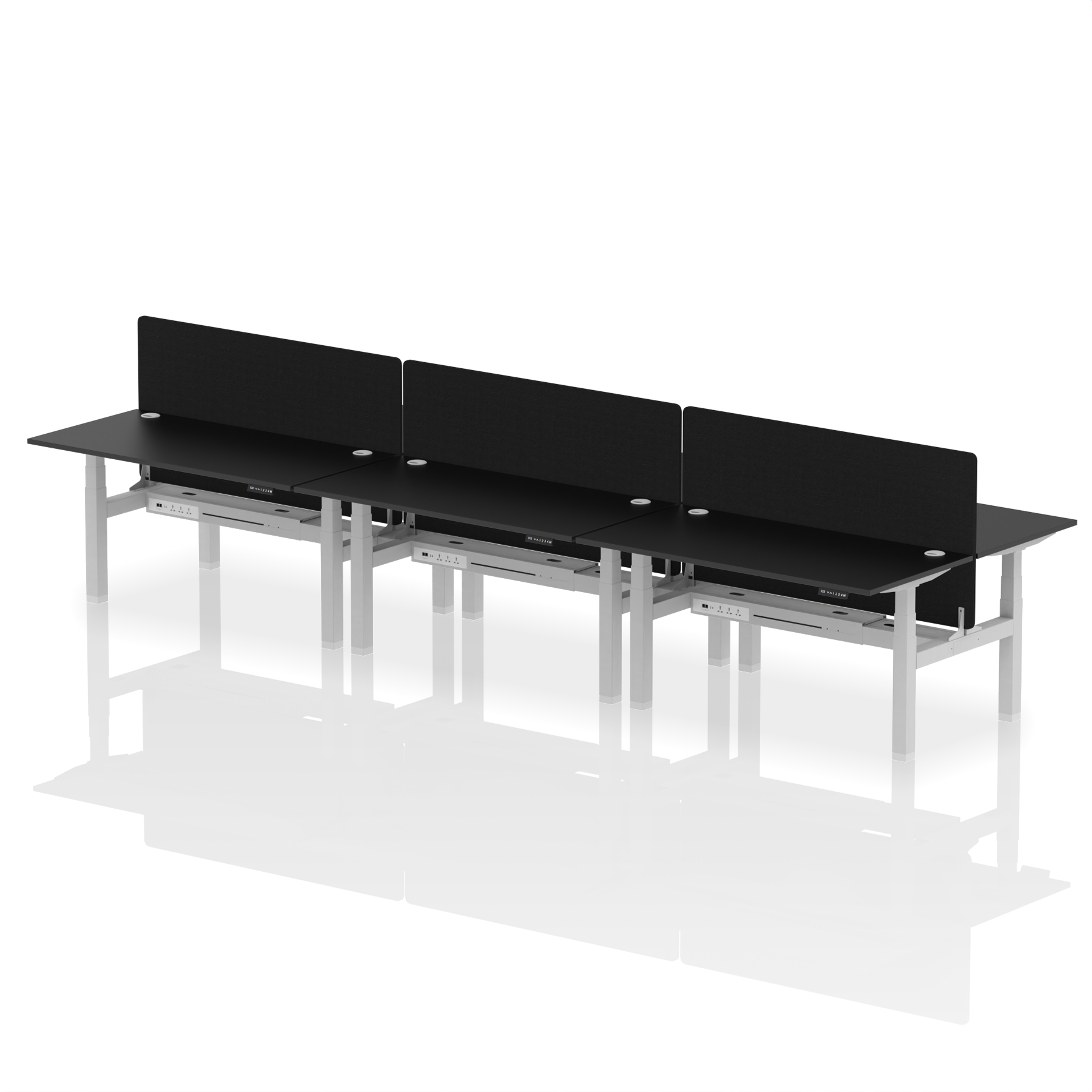 Black / Silver Frame