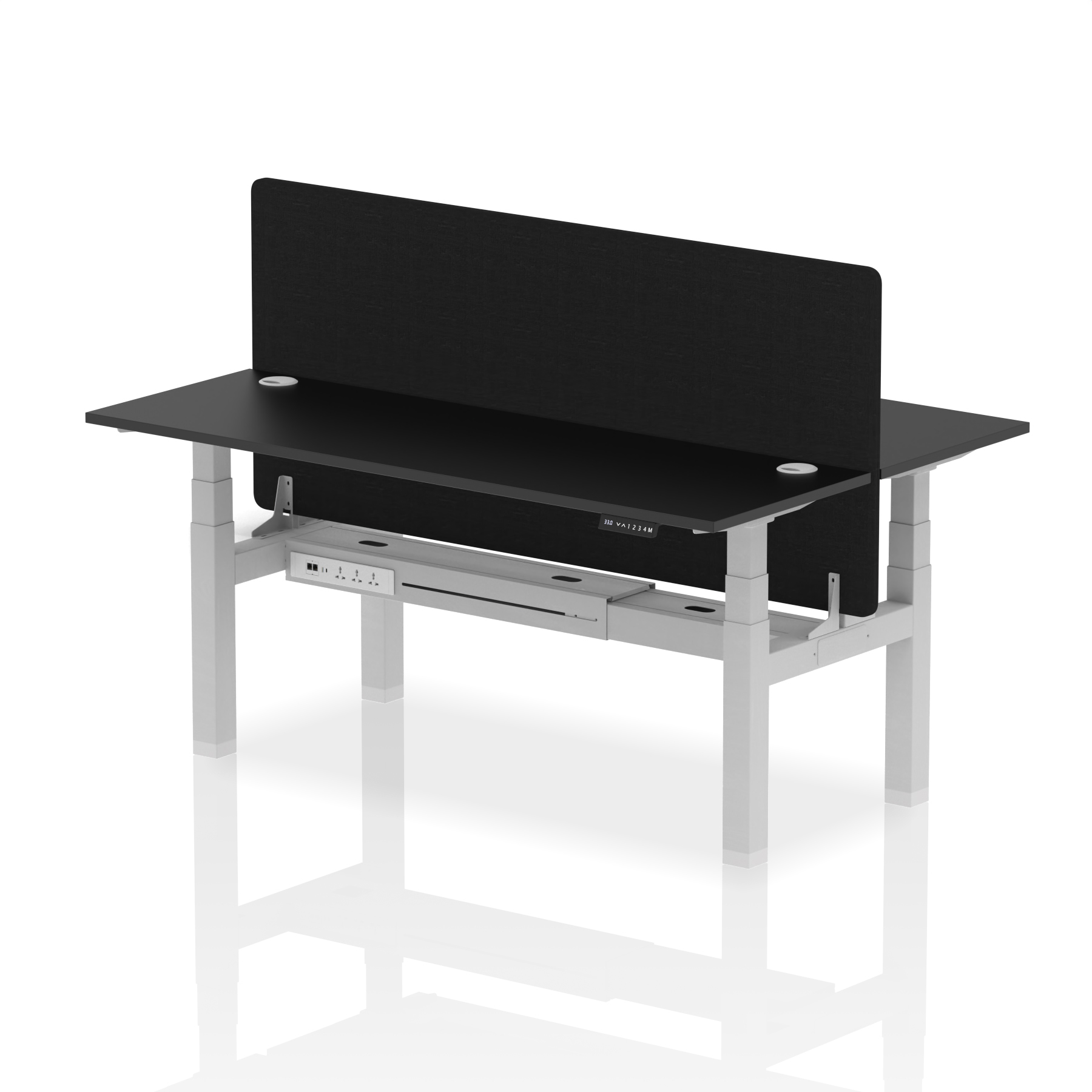 Black / Silver Frame