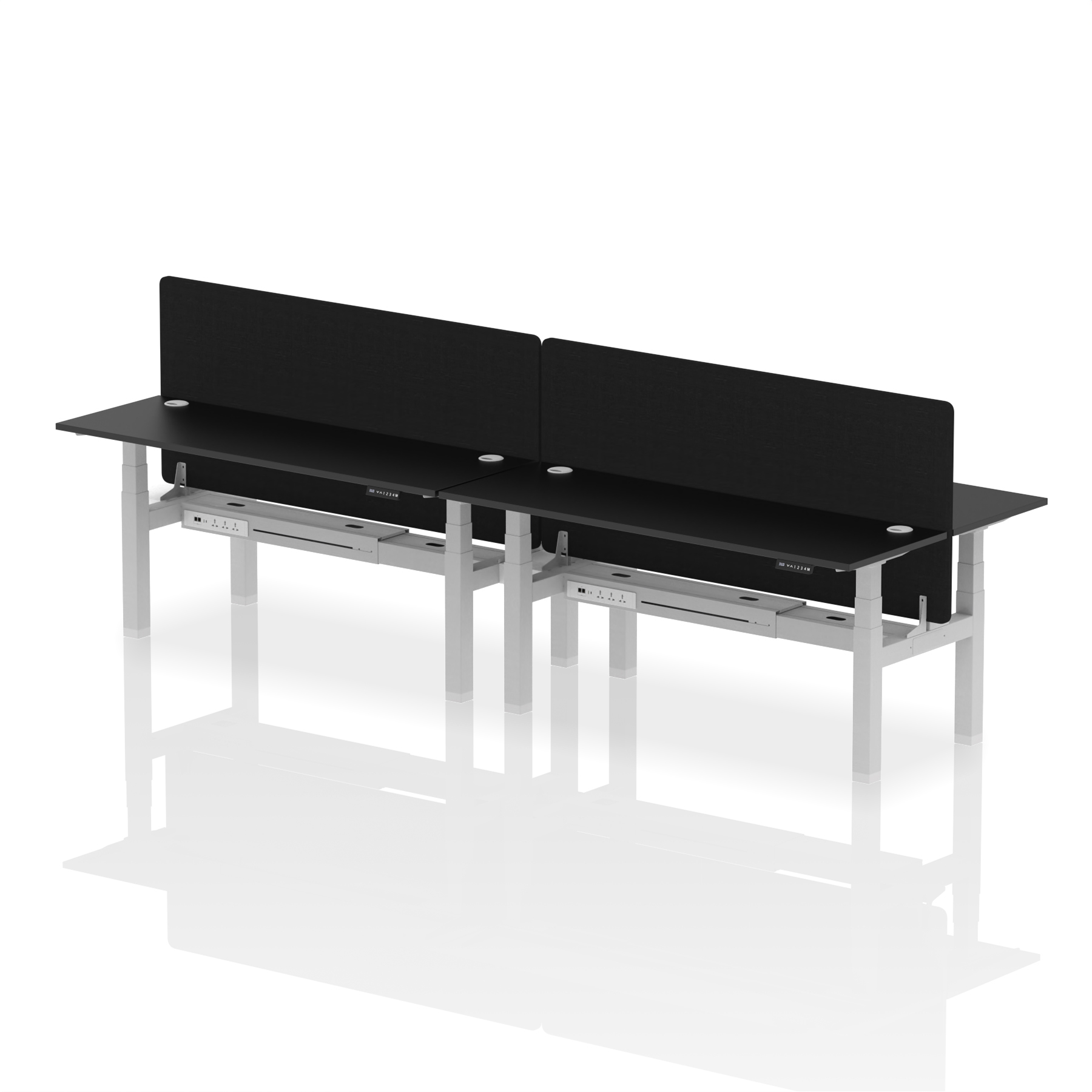 Black / Silver Frame