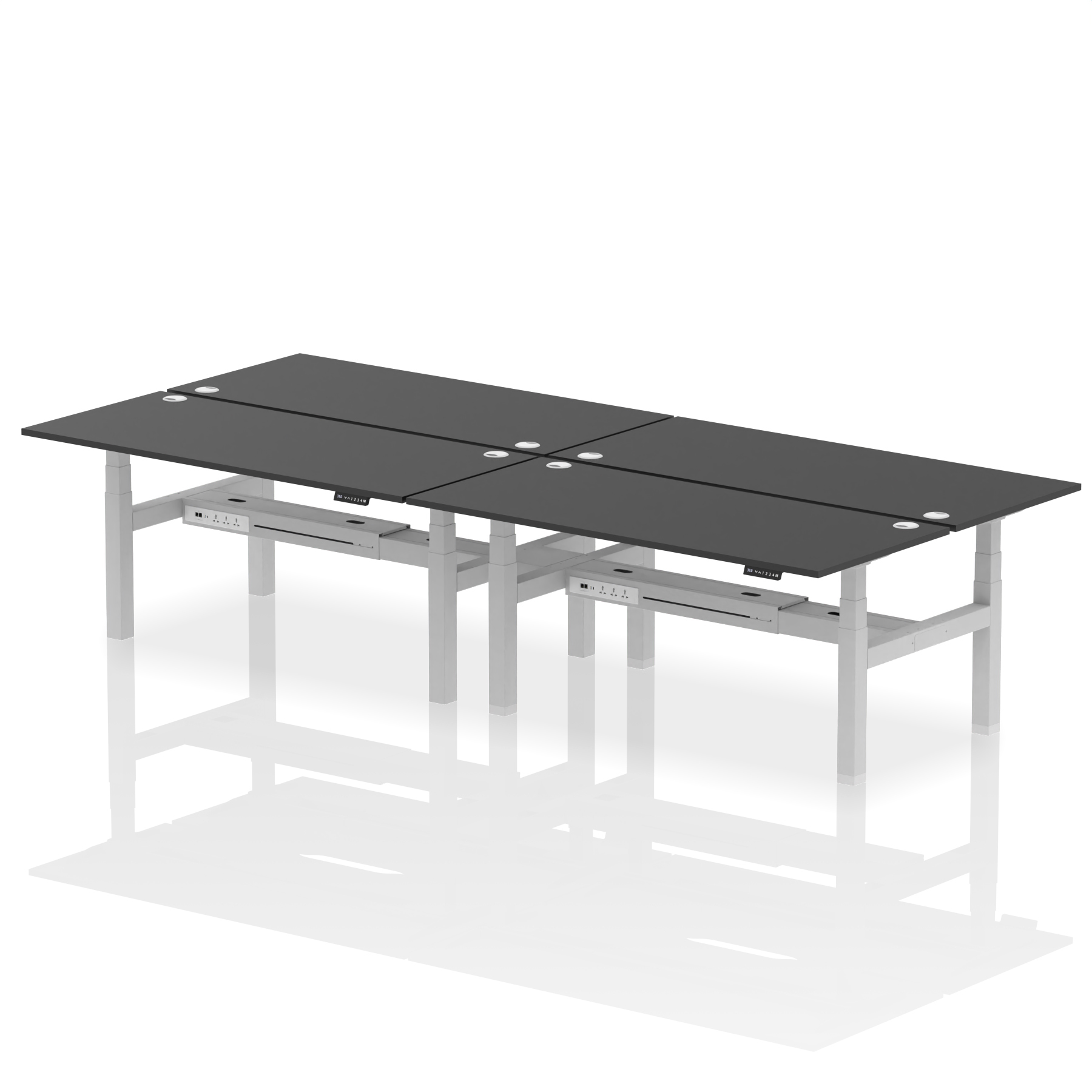 Black / Silver Frame