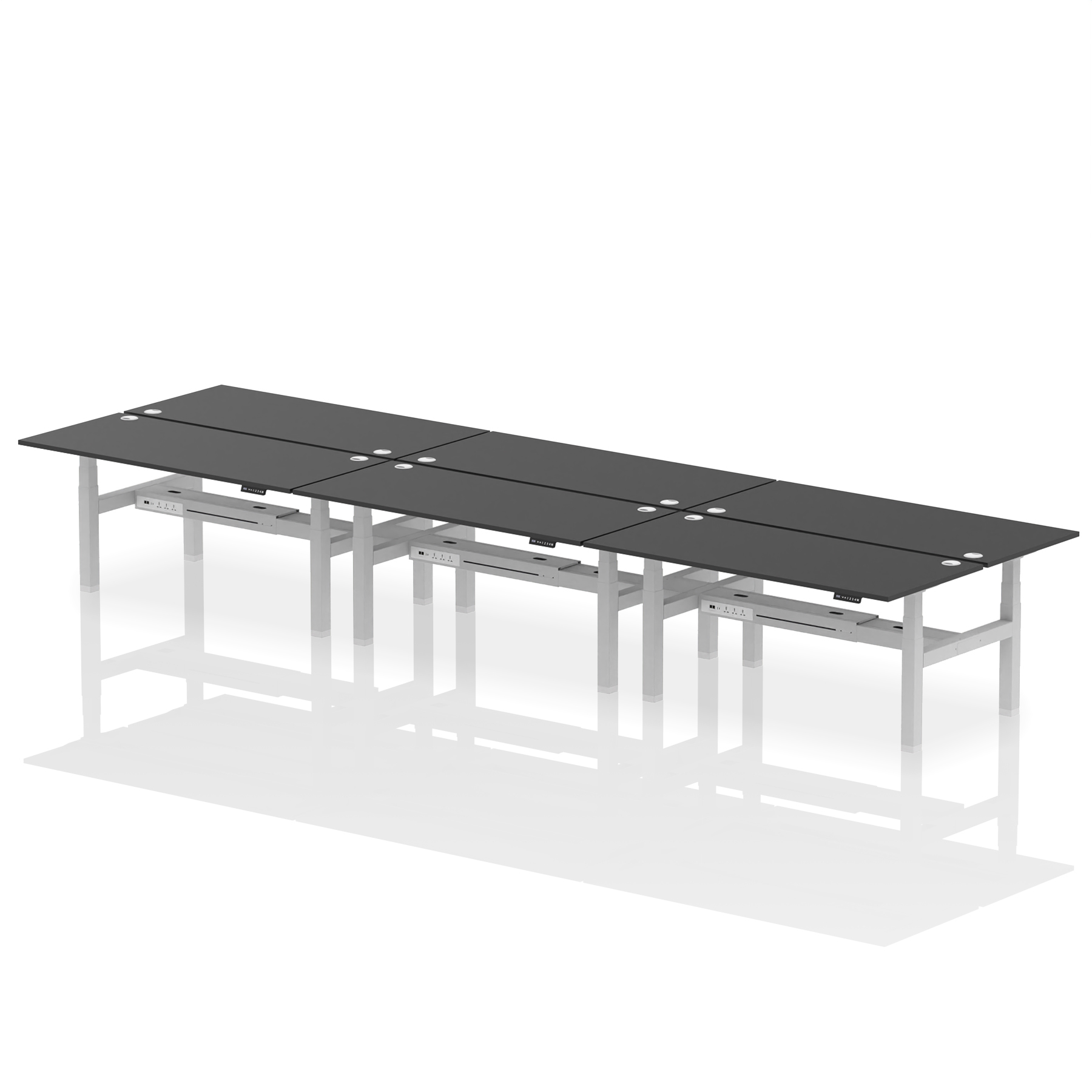 Black / Silver Frame
