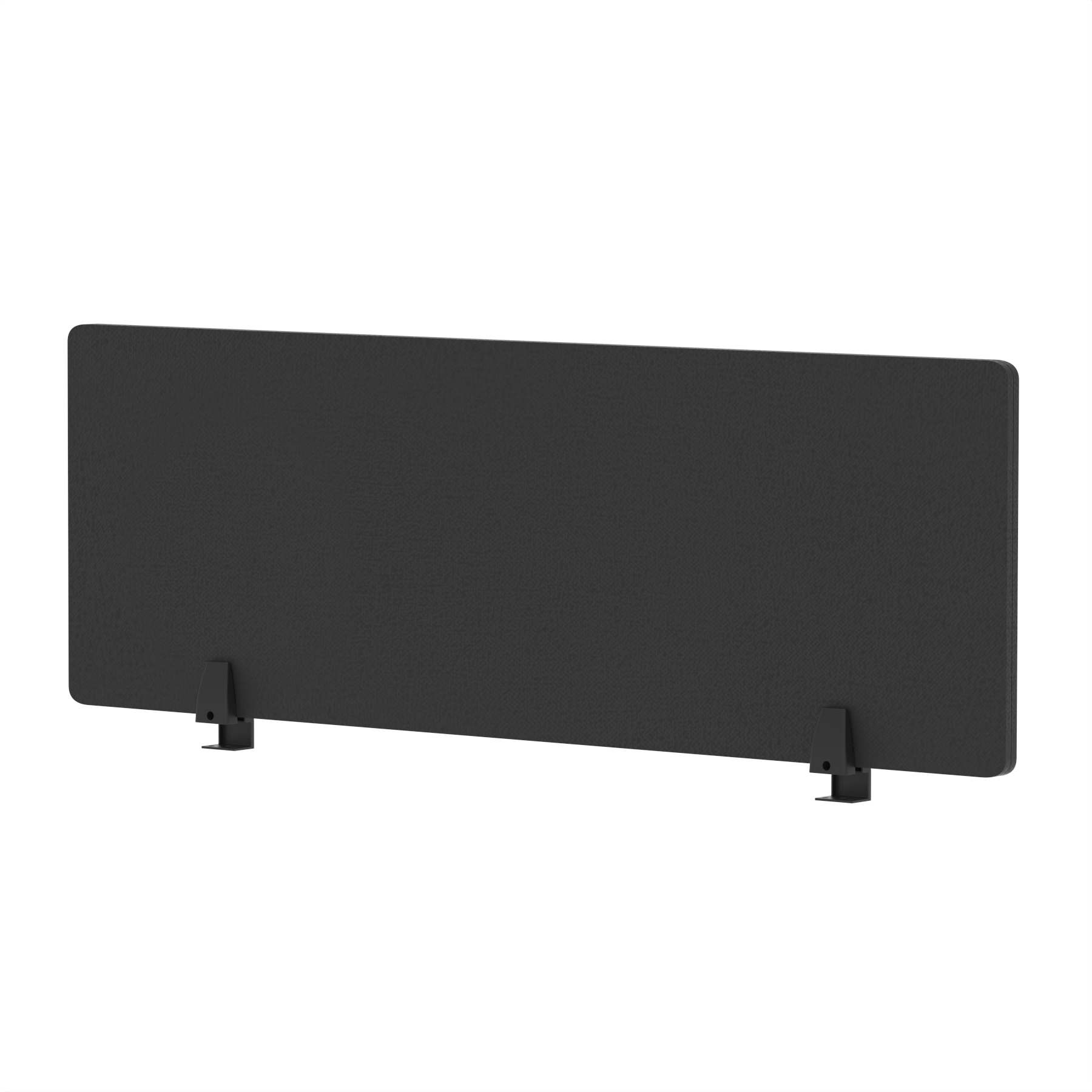 Air Desktop Screen - 400mm High — Black