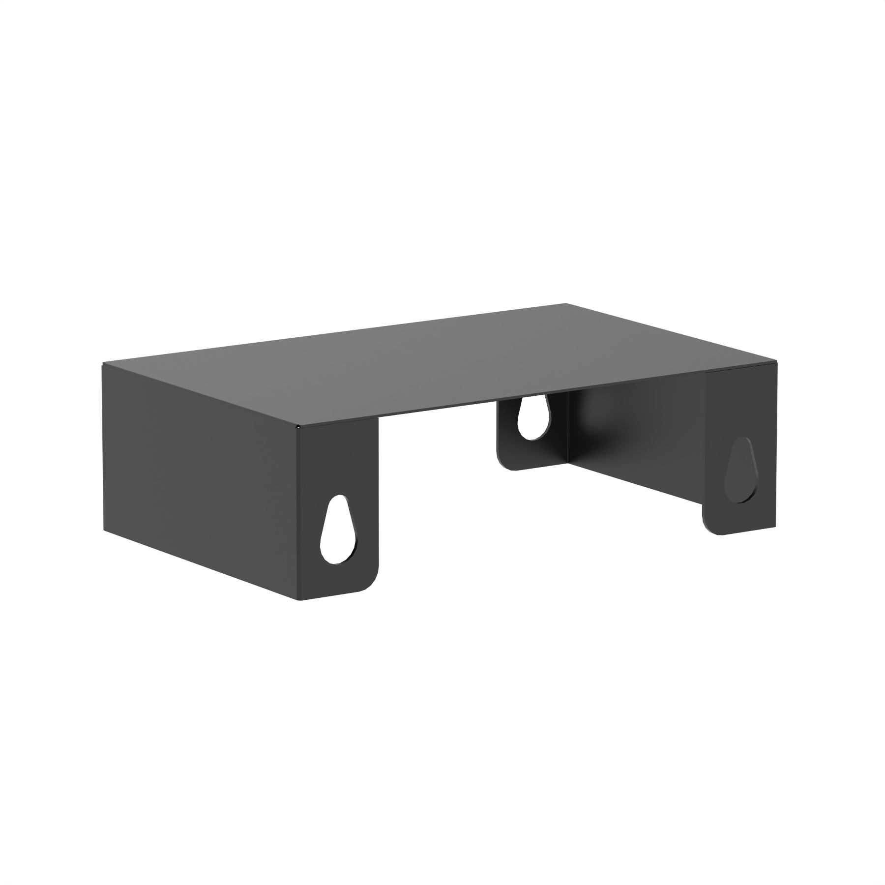 Air Back-to-Back Linking Bar for 1800mm Desks — Black