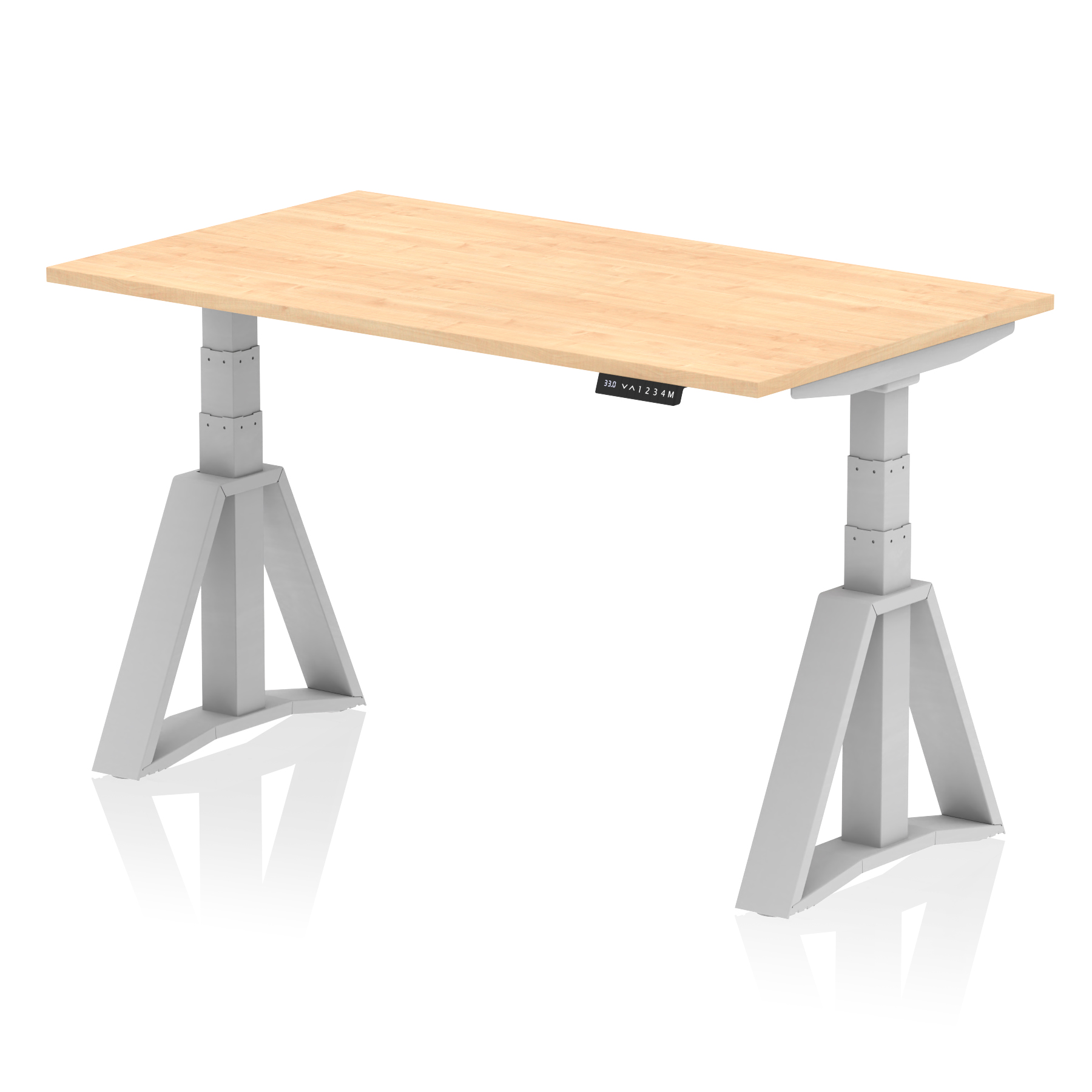 Maple / Silver Frame