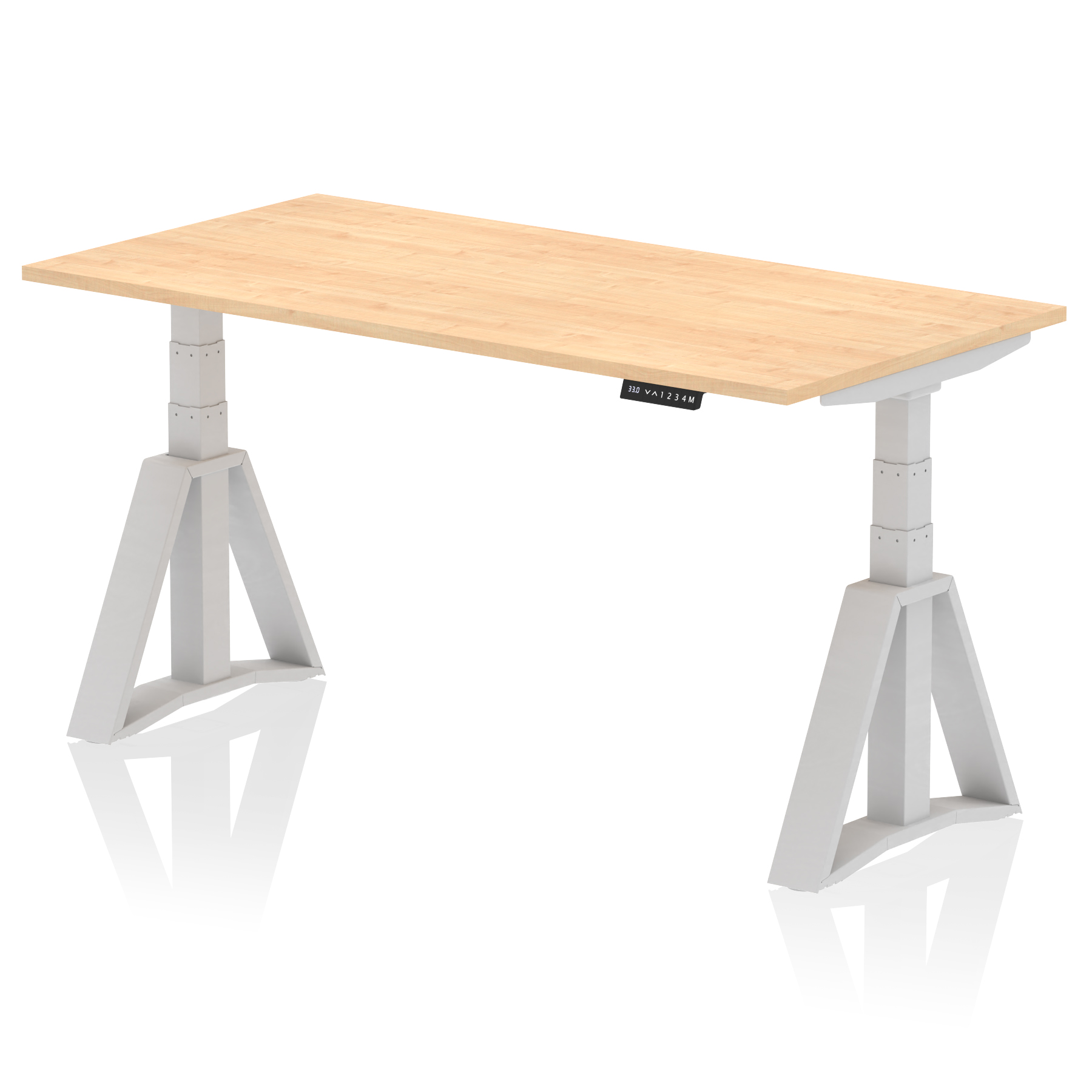 Maple / Silver Frame