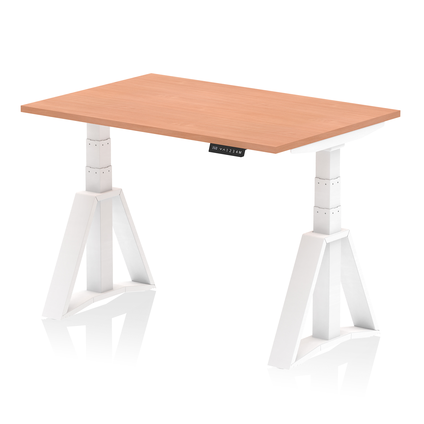 Beech / White Frame