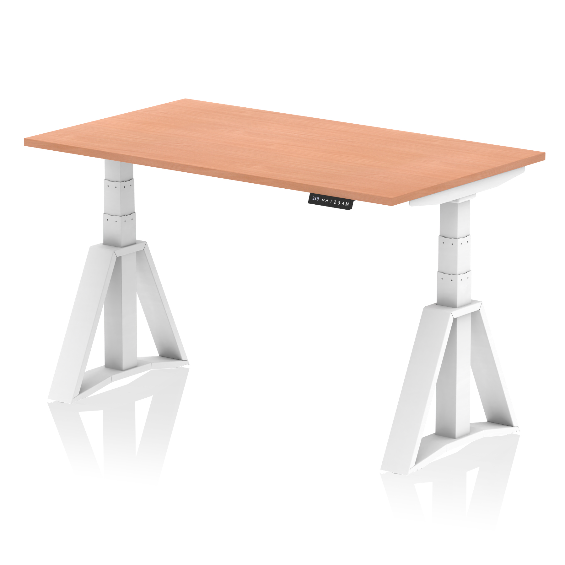 Beech / White Frame
