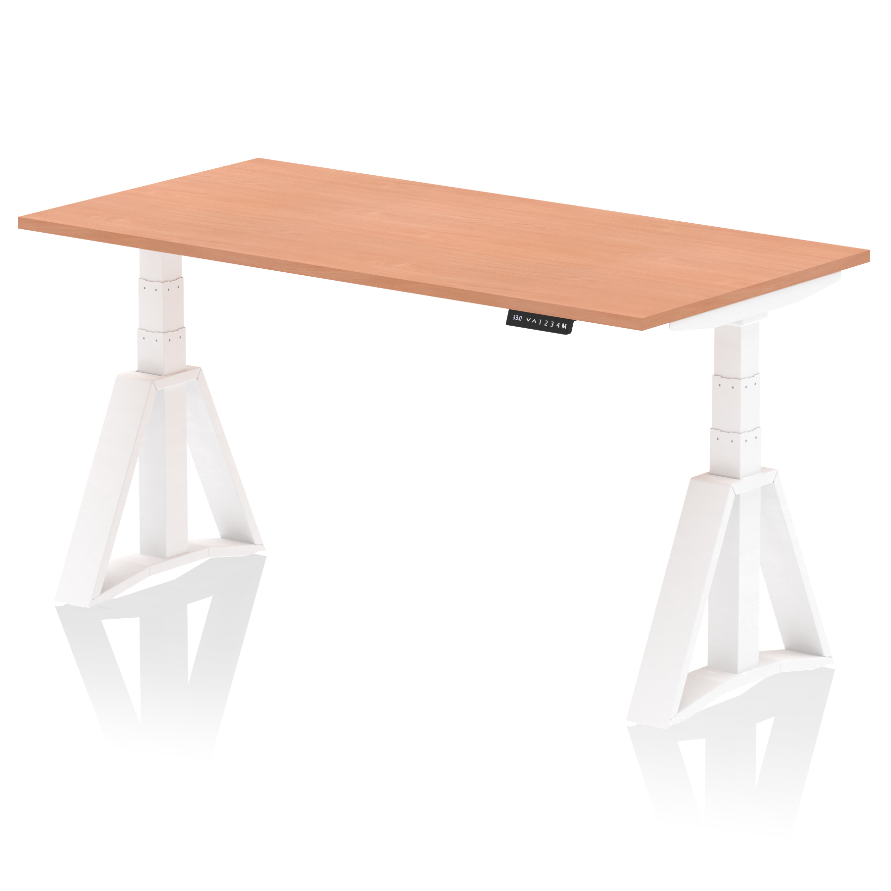 Beech / White Frame