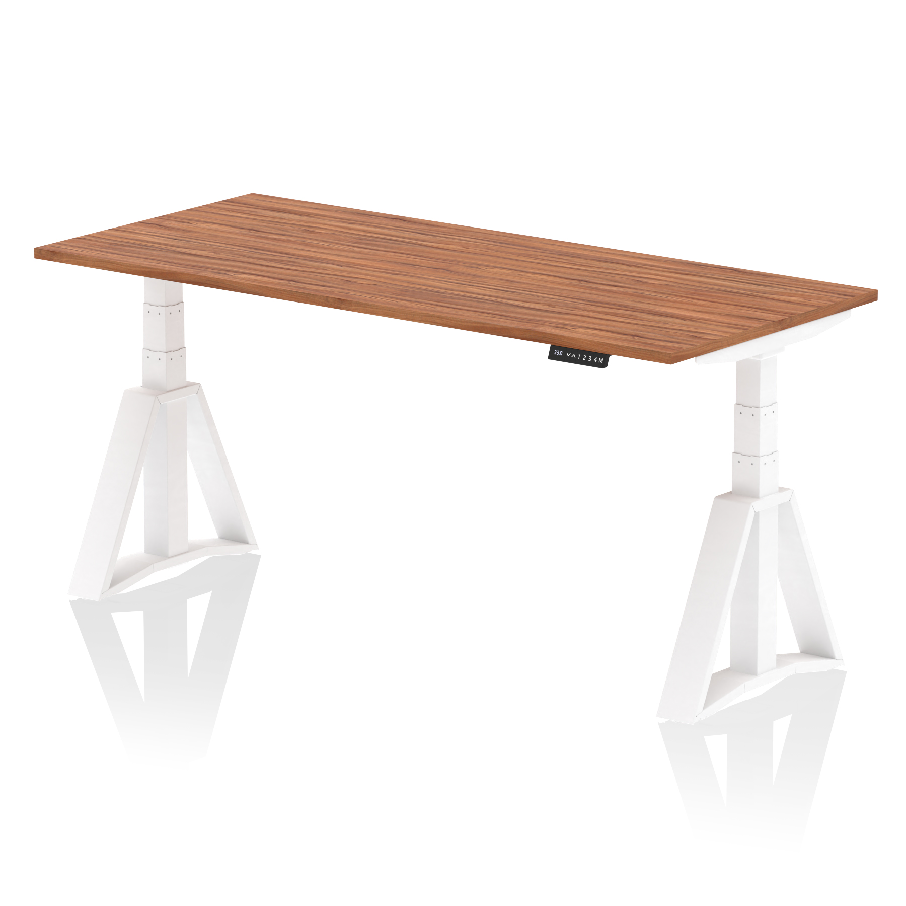 Walnut / White Frame