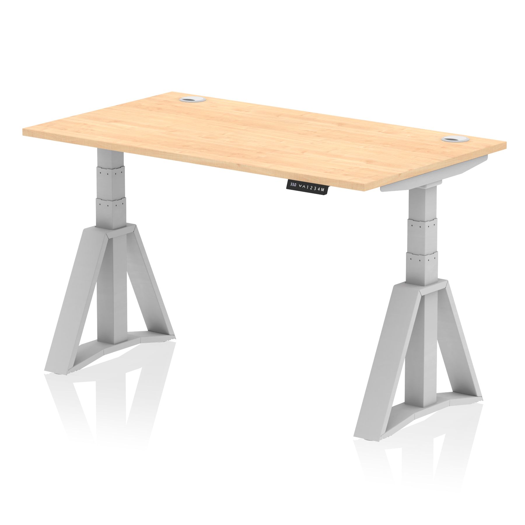 Maple / Silver Frame