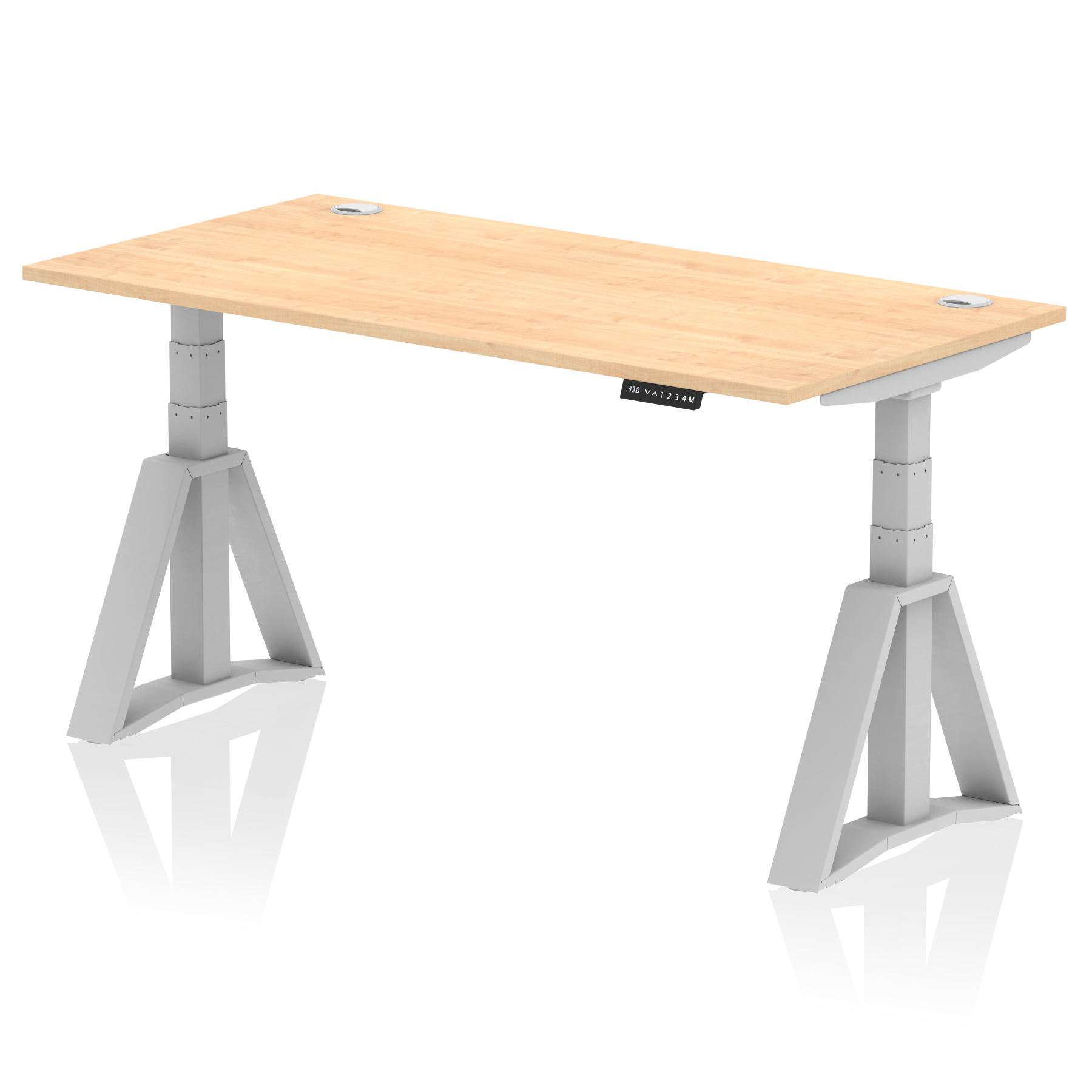 Maple / Silver Frame