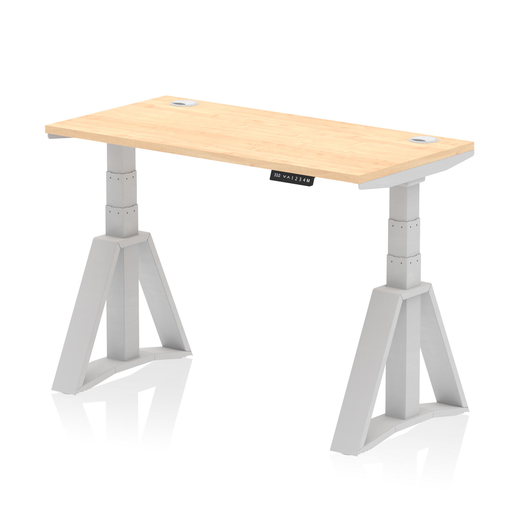 Maple / Silver Frame