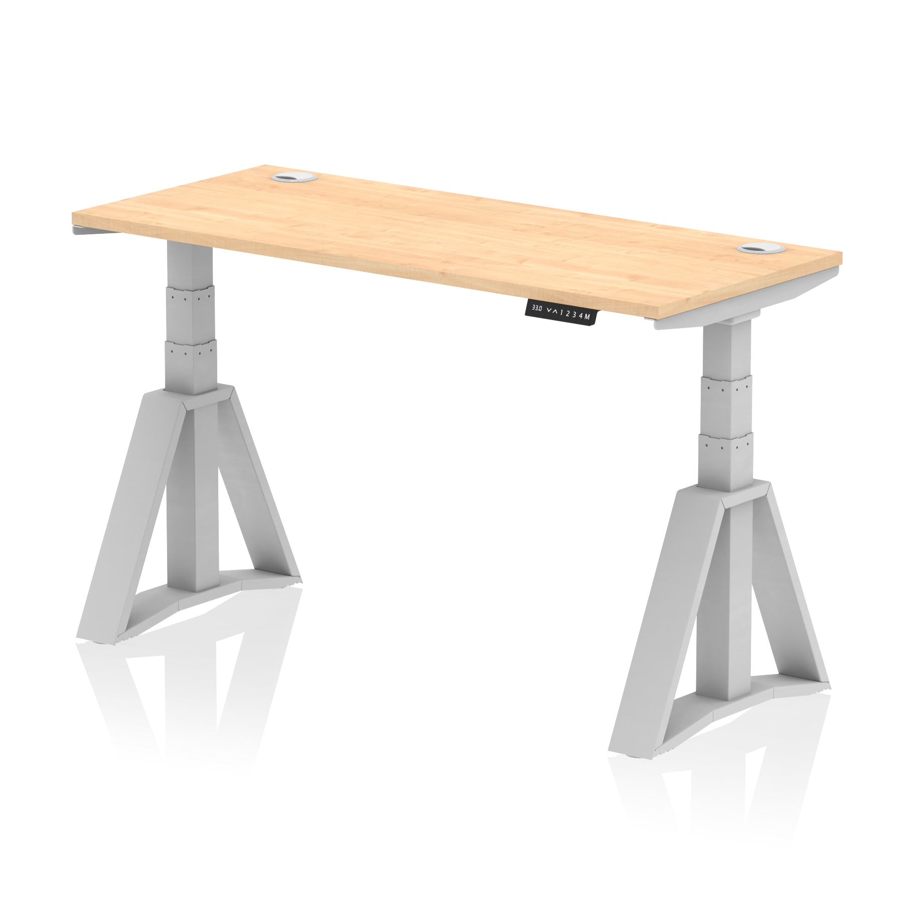 Maple / Silver Frame