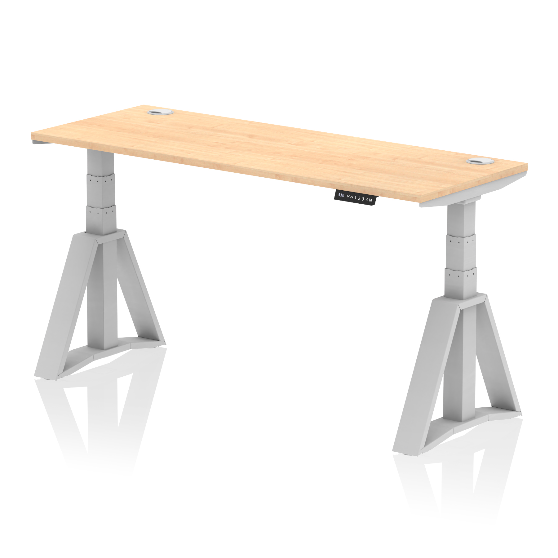 Maple / Silver Frame