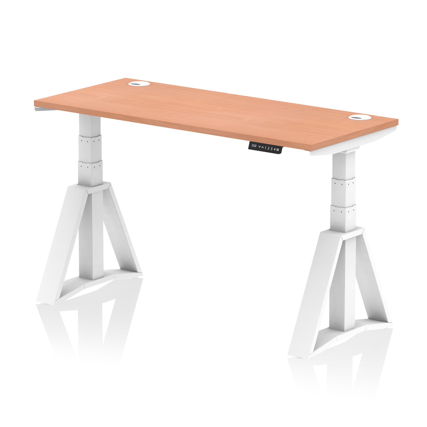 Beech / White Frame