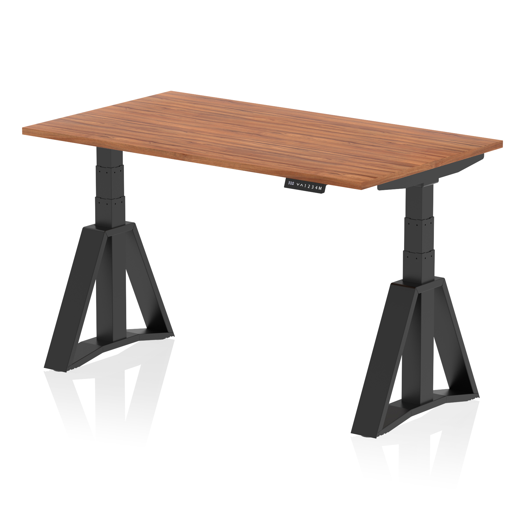 Walnut / Black Frame