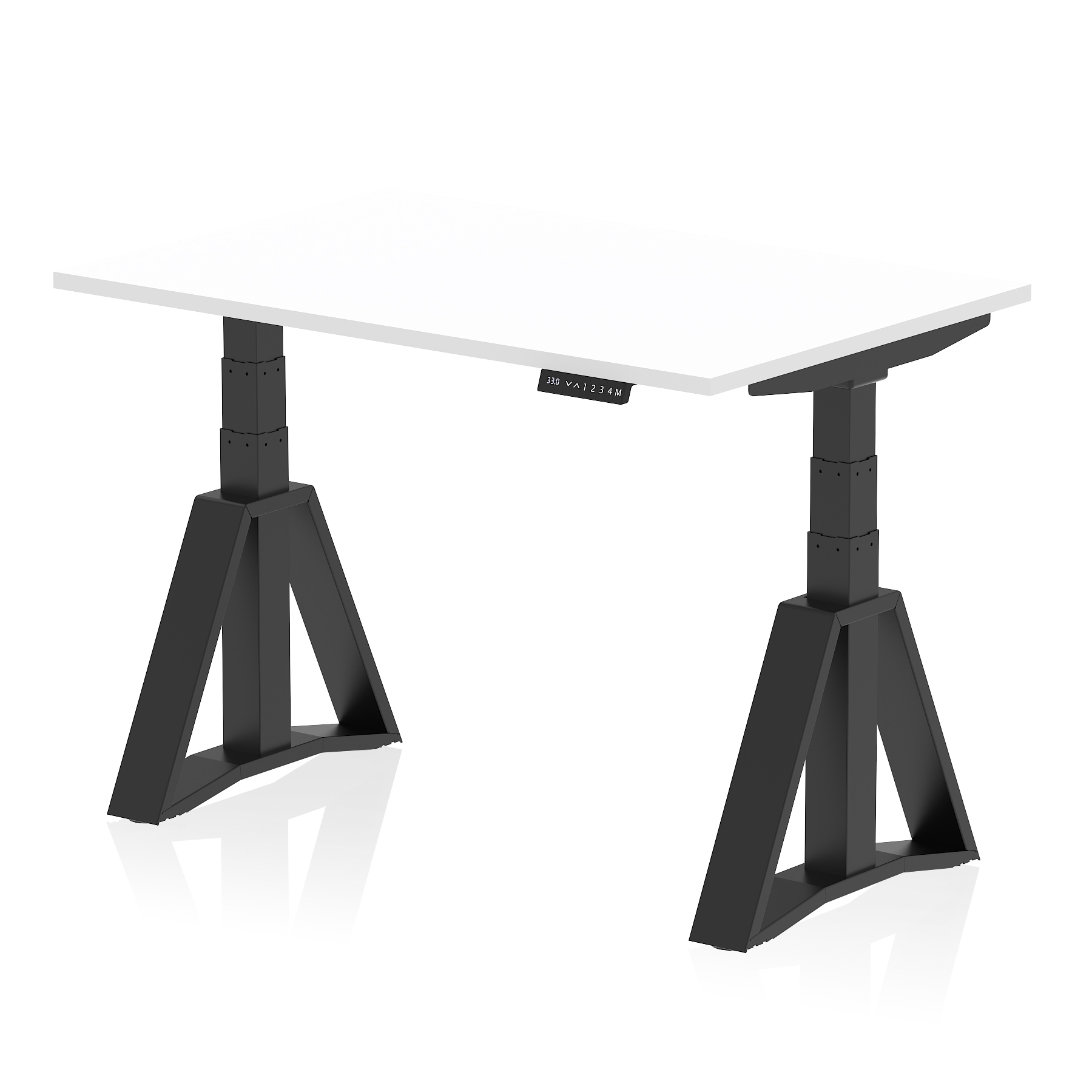 White / Black Frame