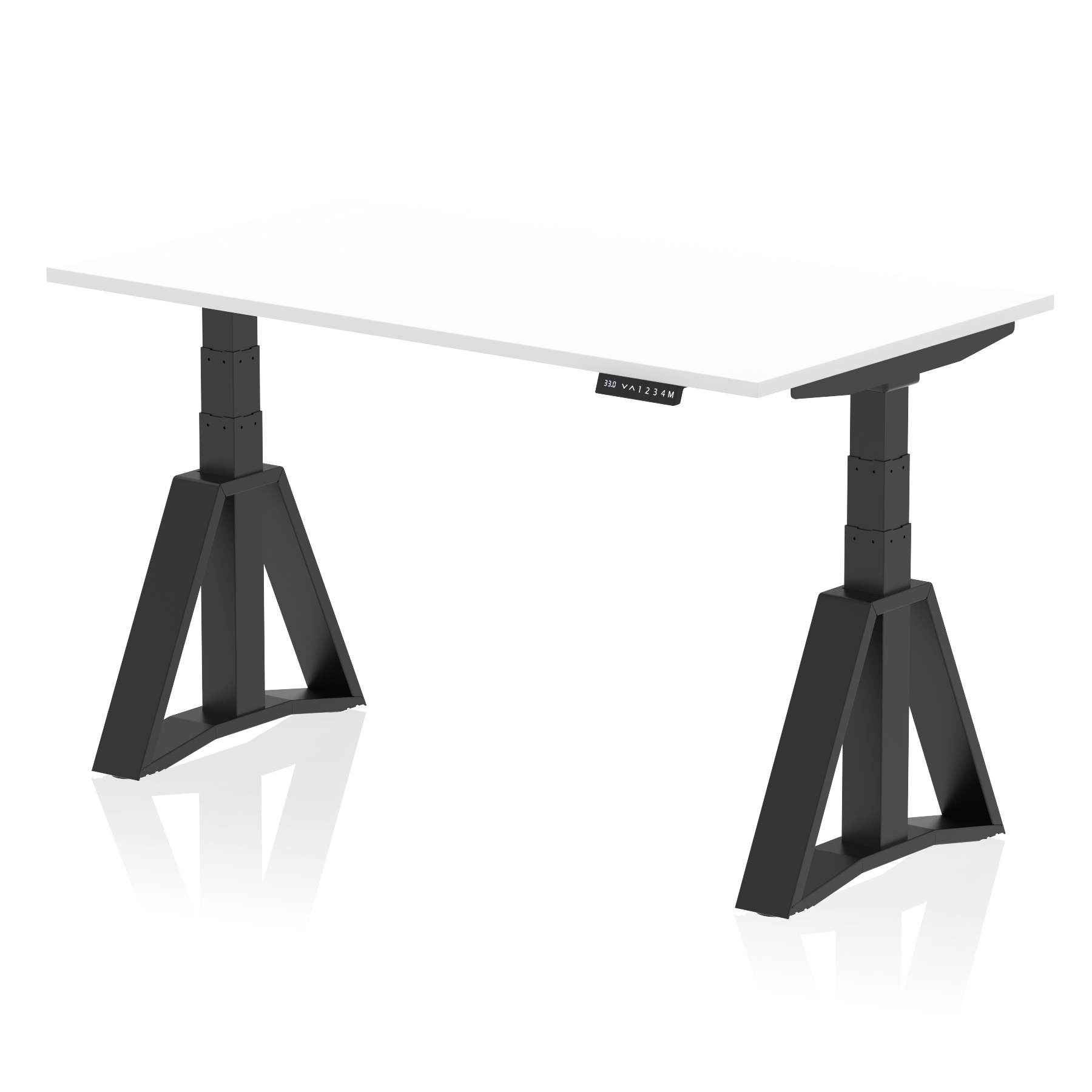 White / Black Frame