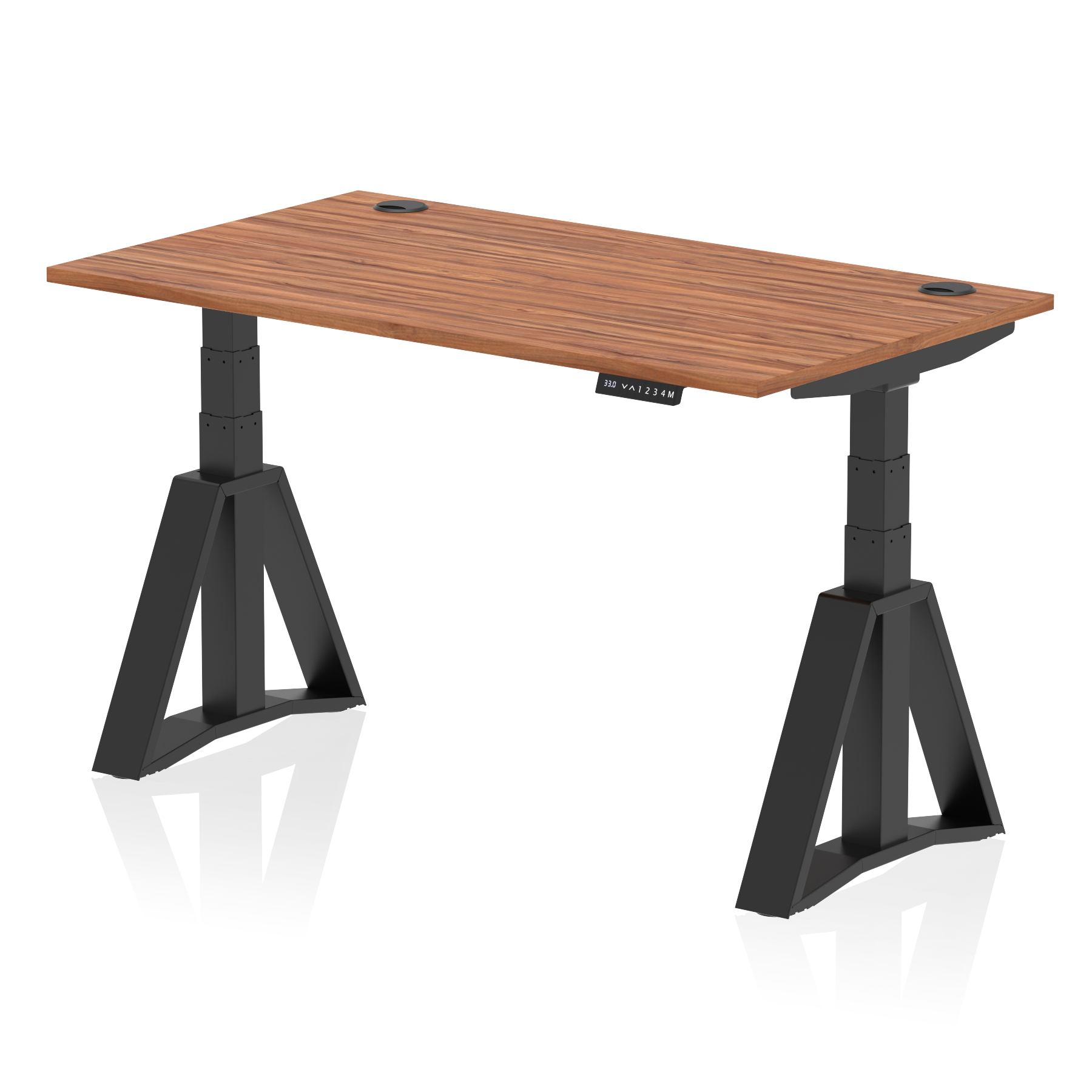 Walnut / Black Frame