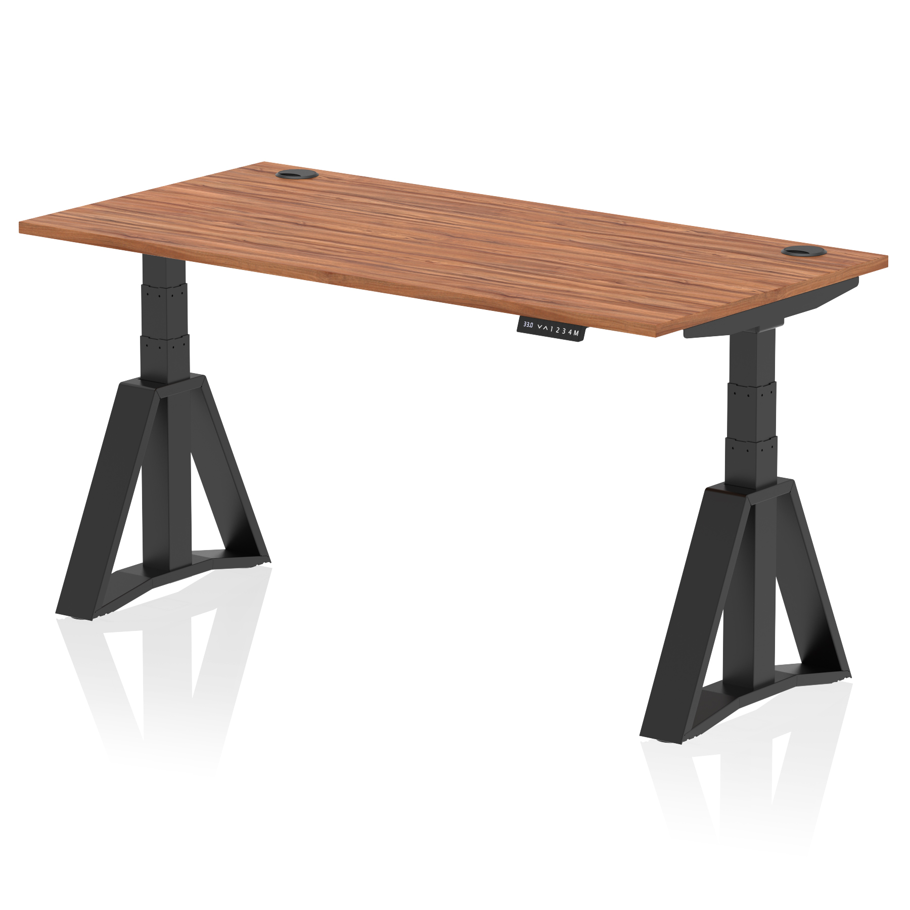 Walnut / Black Frame