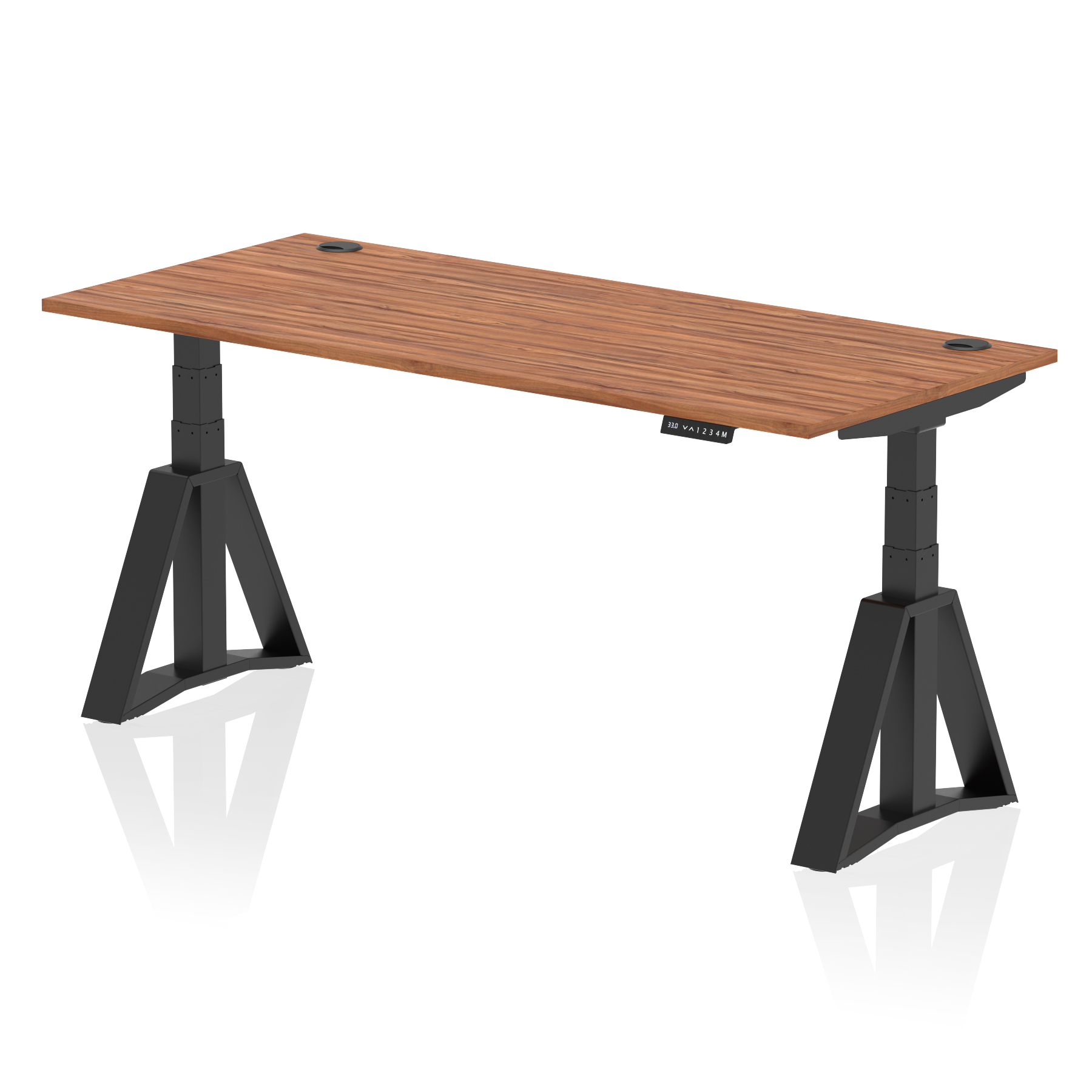 Walnut / Black Frame