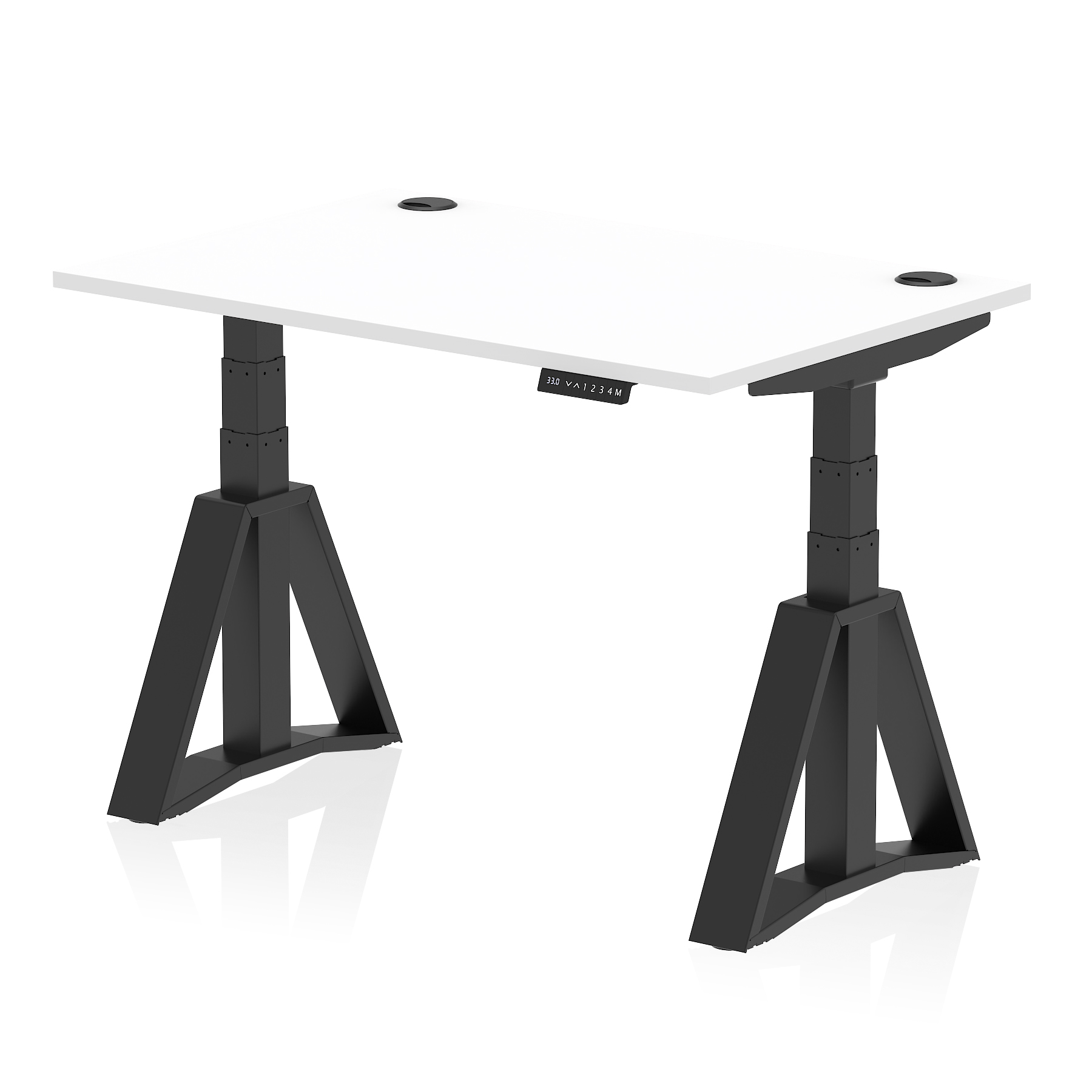 White / Black Frame